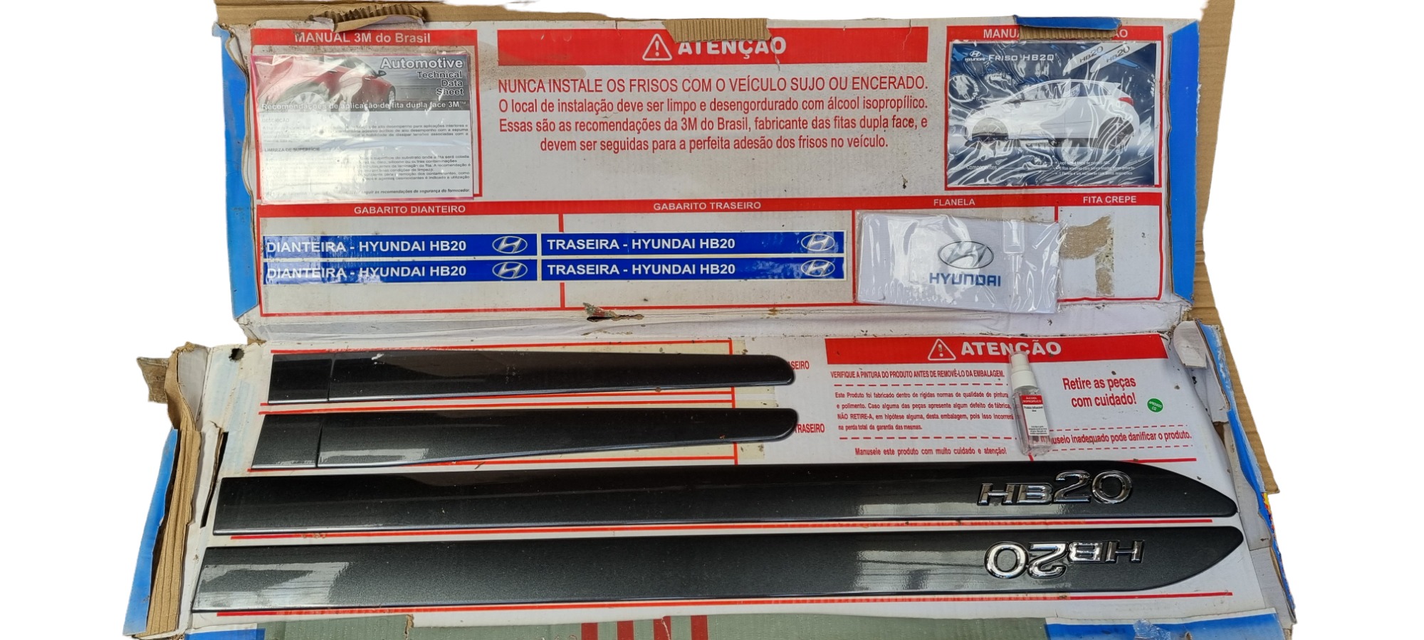 Friso Lateral Hyundai Hb20 Grafite  Grafites