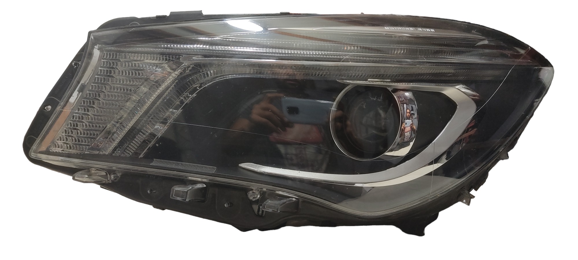 Farol Esquerdo Mercedes Cla 200 2014 2016 Lente Colada