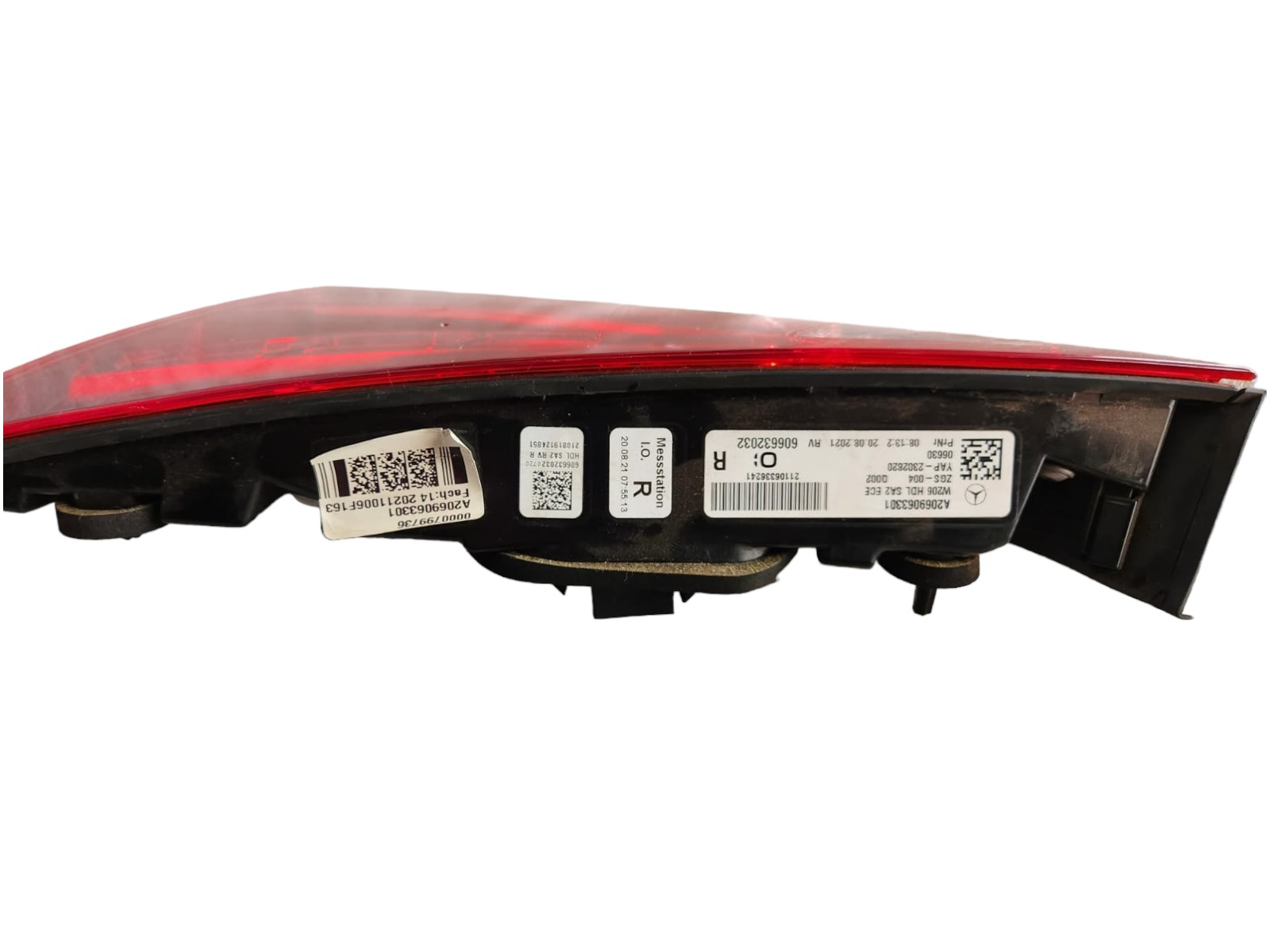 Lanterna Direita Da Tampa Mercedes C180 C200 C250 2022 2023 Direito Vermelho 6
