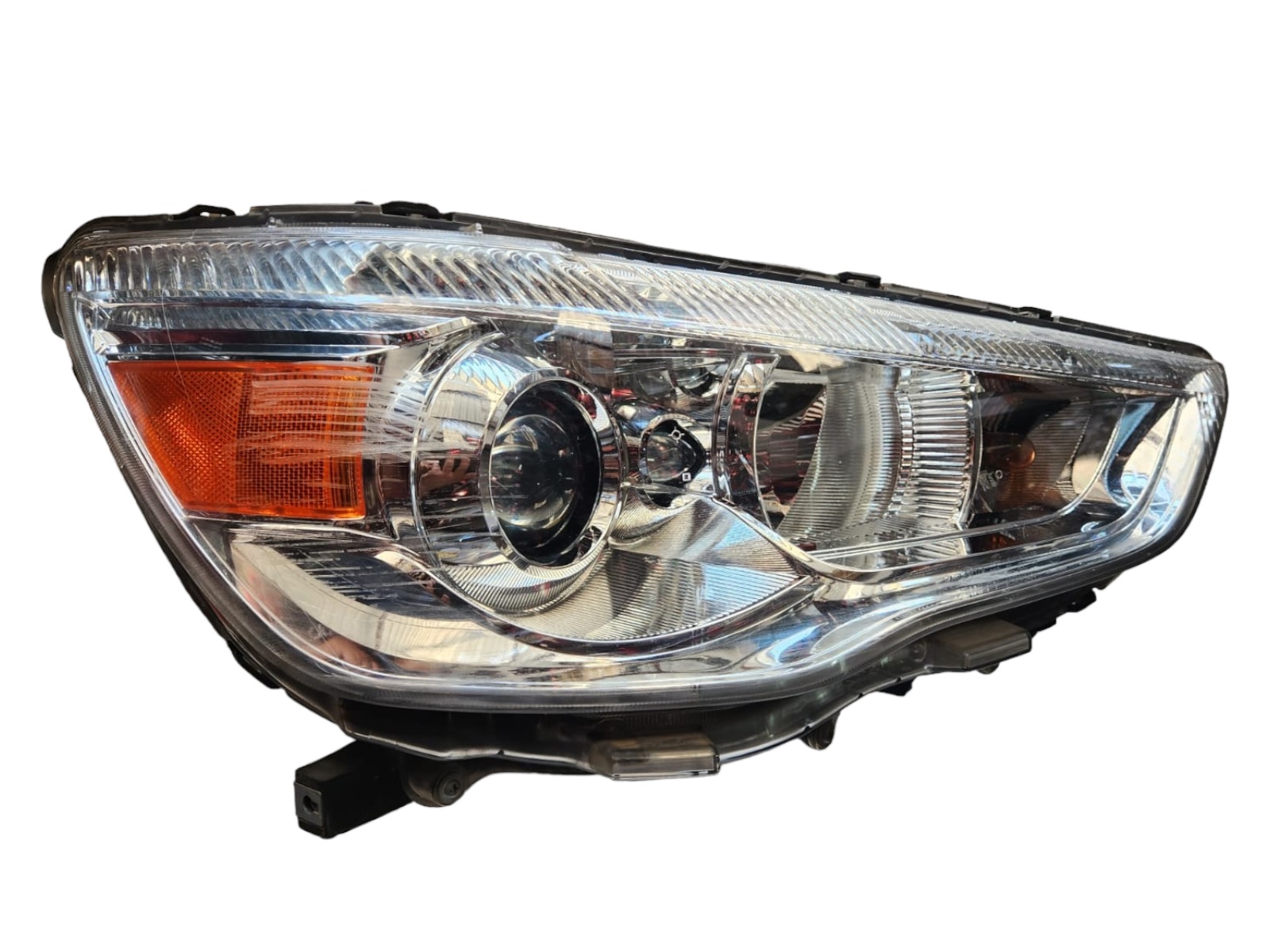 Farol Direito Mitsubishi Asx Sem Orelha Lente Arranhado Direito