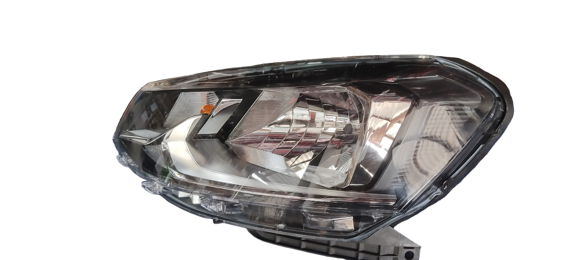 Farol Esquerdo Volkswagen Gol G7 Simples Friso Cromado 2018 Esquerdo