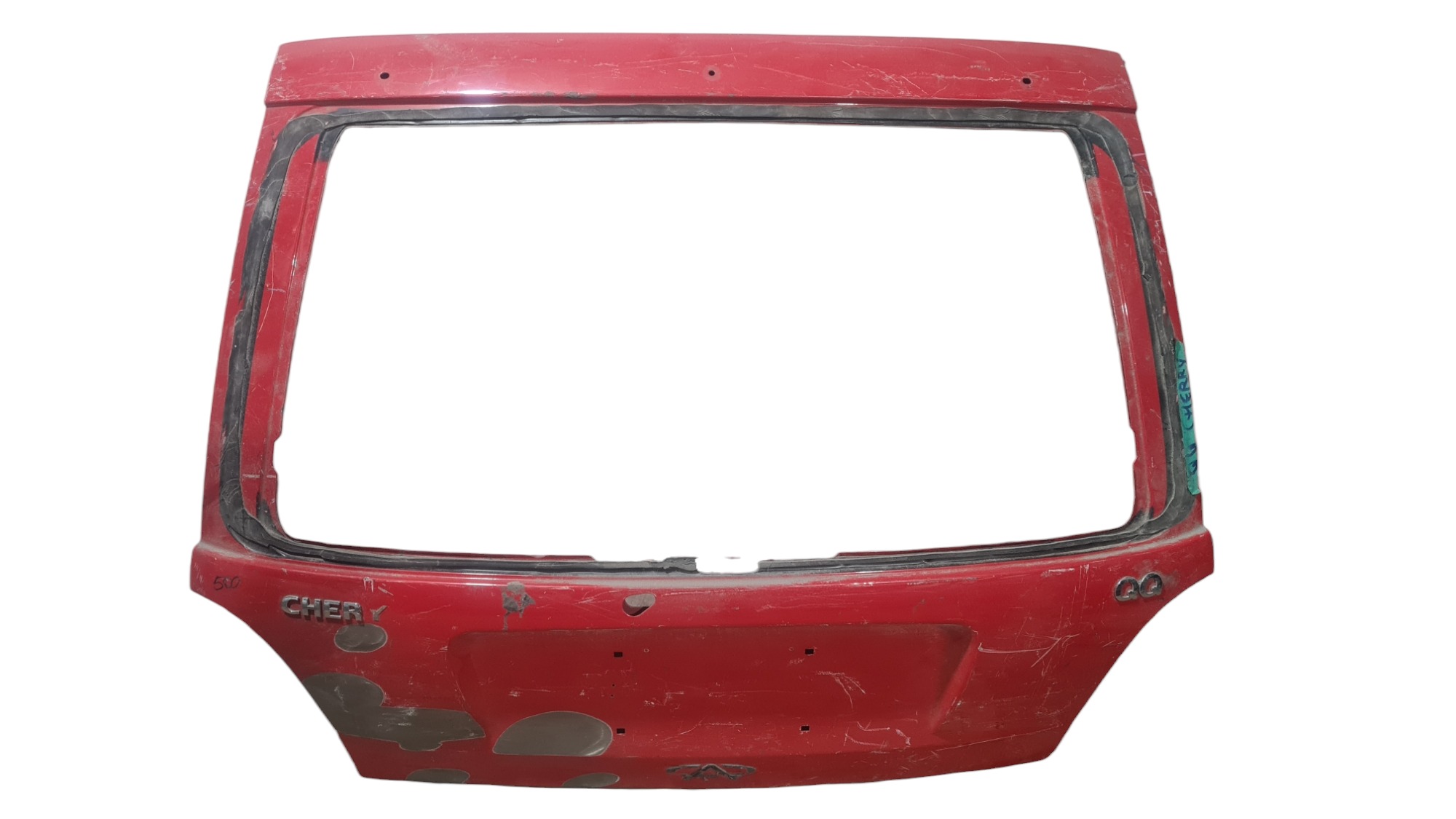 Tampa Traseira Chery Qq 2011 2012 2013 2014 2015 2016 Vermelho