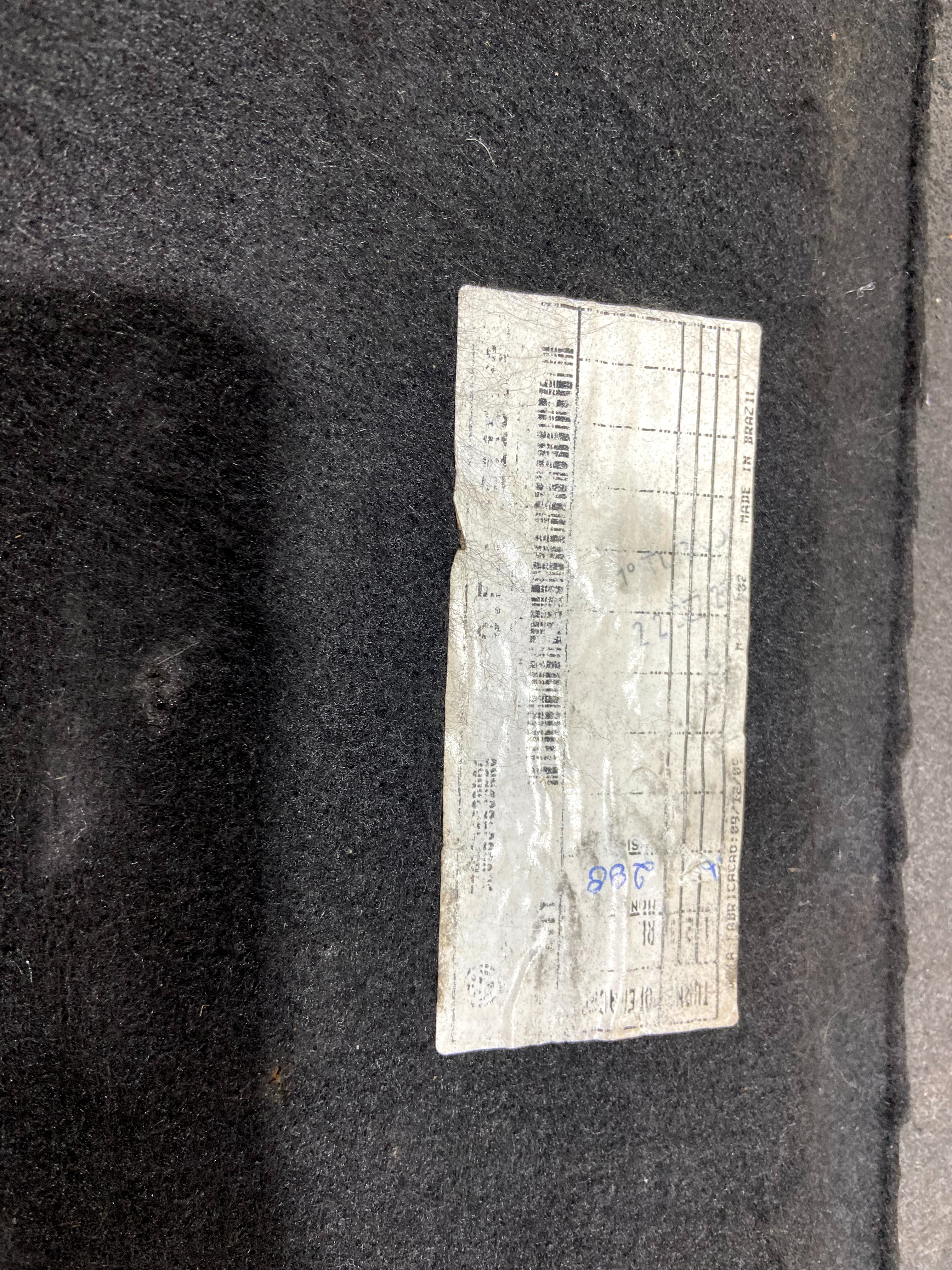 Carpete Forro Tapete Assoalho Portamalas Fox 04-10 Original 2