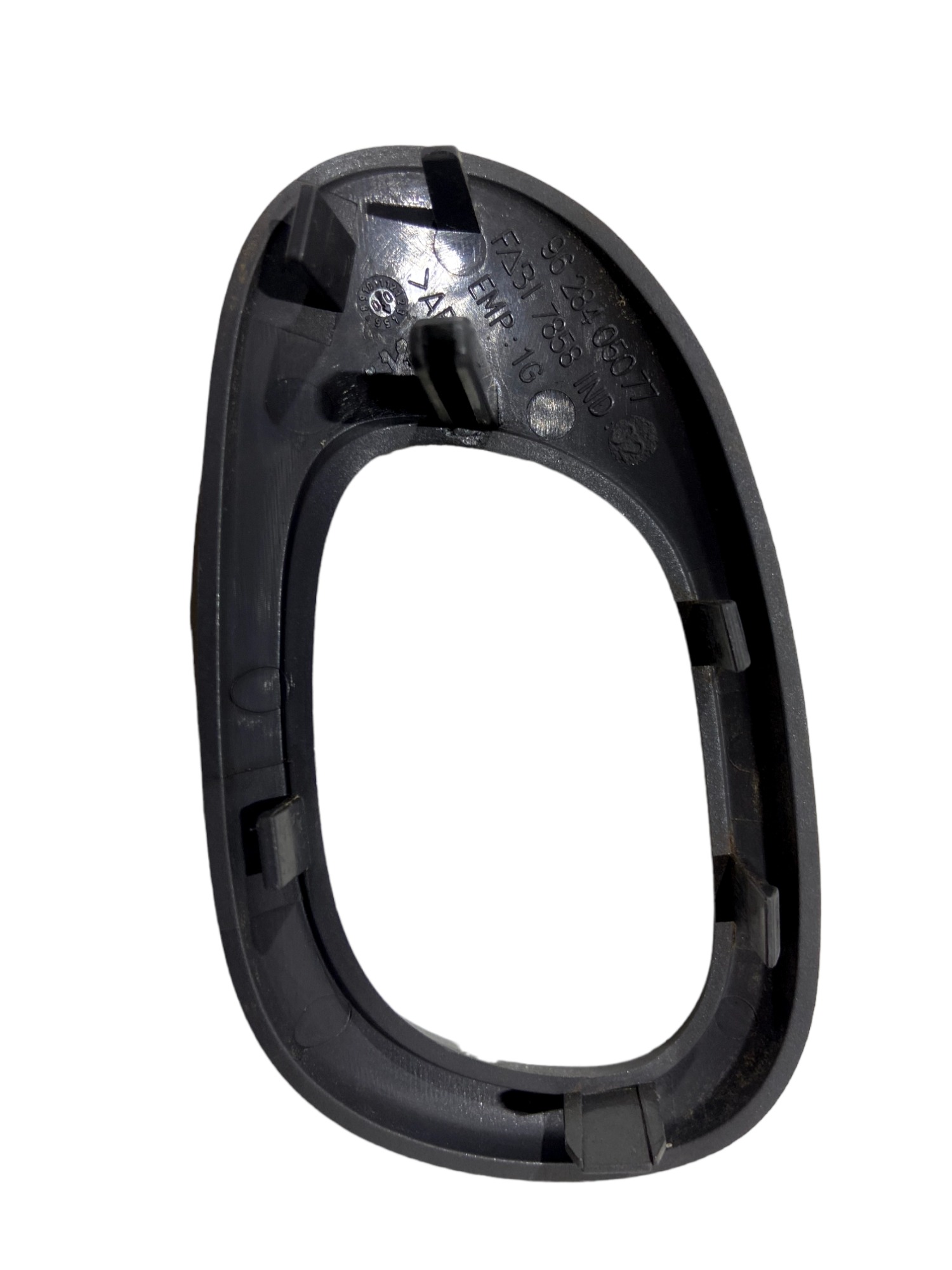 Moldura Maçaneta Interna Tras Diant Esquerda Peugeot 206  Preto Dianteira/traseira 4