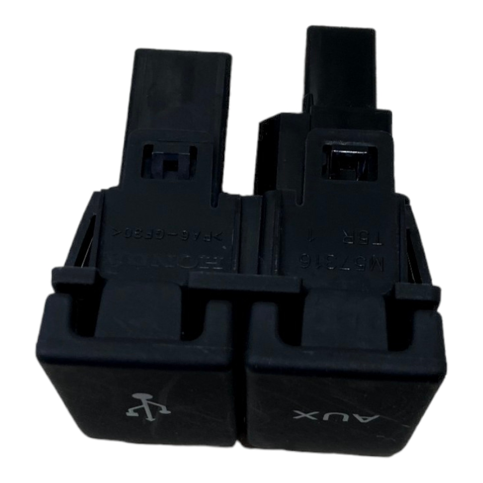 Entrada Botao Tomada Auxiliar Usb Honda Fit City Original 3