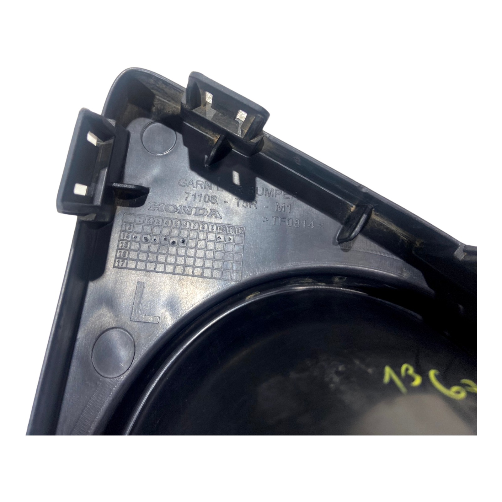 Moldura Acabamento Farol De Milha Lado Esquerdo Honda Fit 10