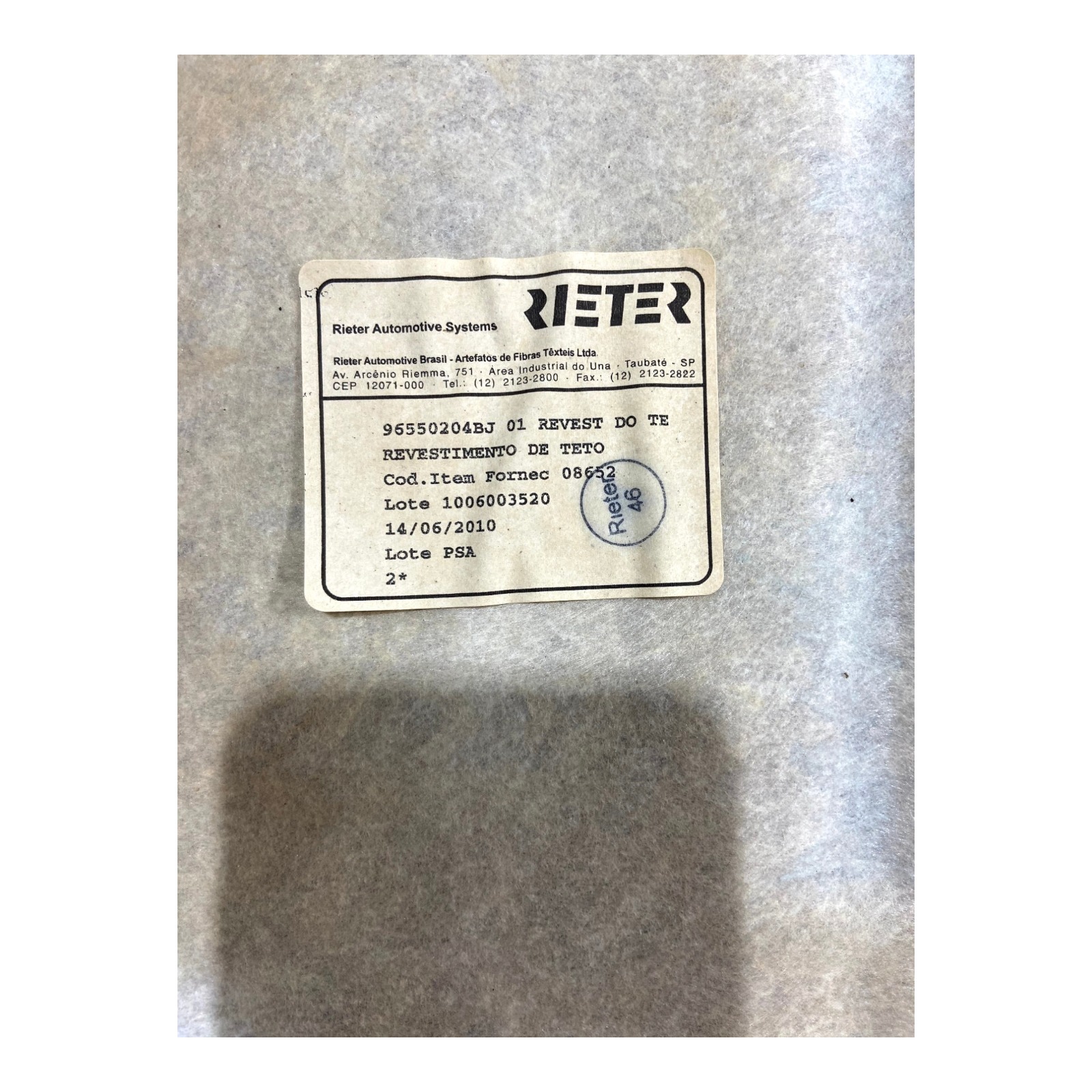 Forro De Teto Citroen C3 2004 A 2012 Original 9