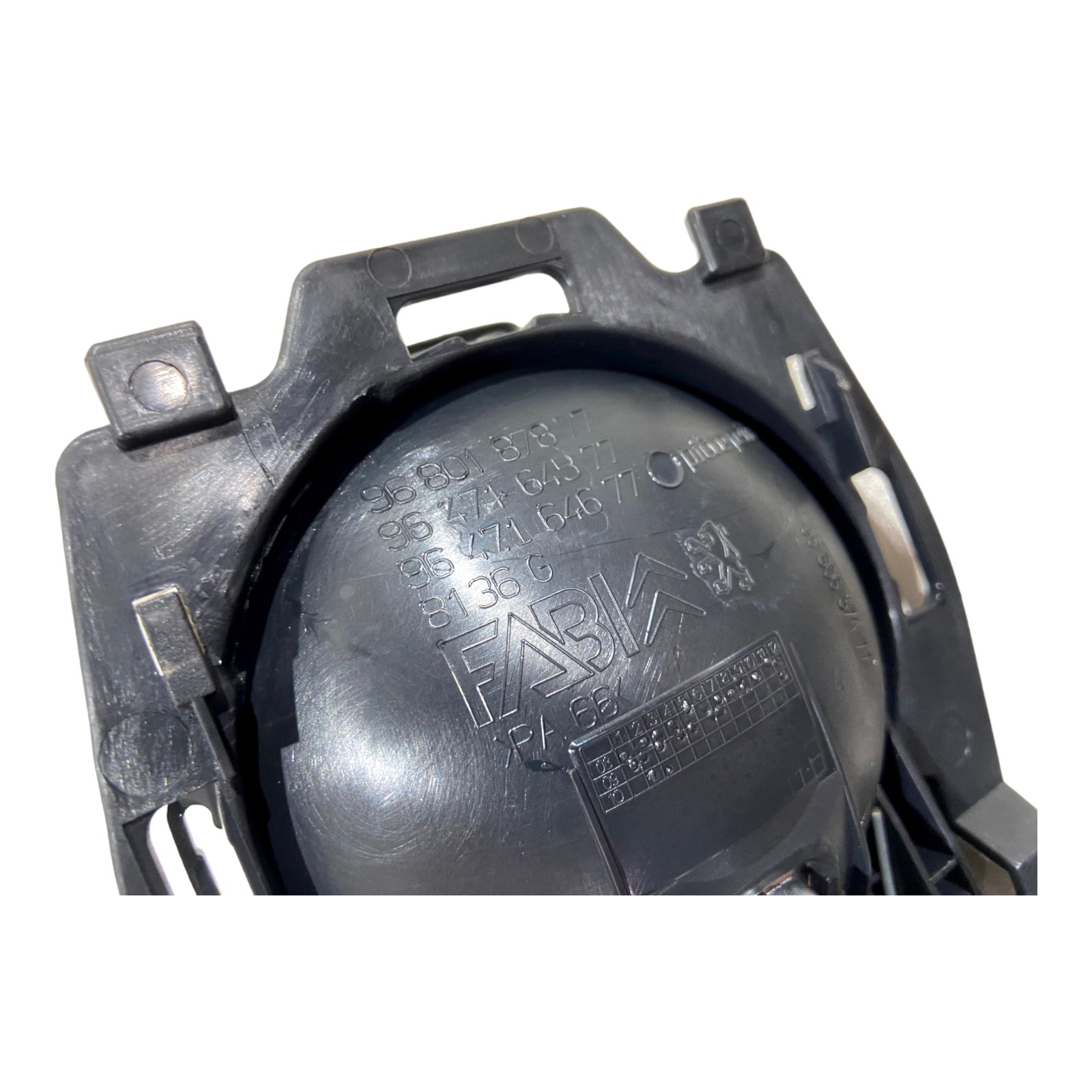 Maçaneta Interna Esquerda Citroen C3 Original 2003 A 2012 Preto Dianteira/traseira 4