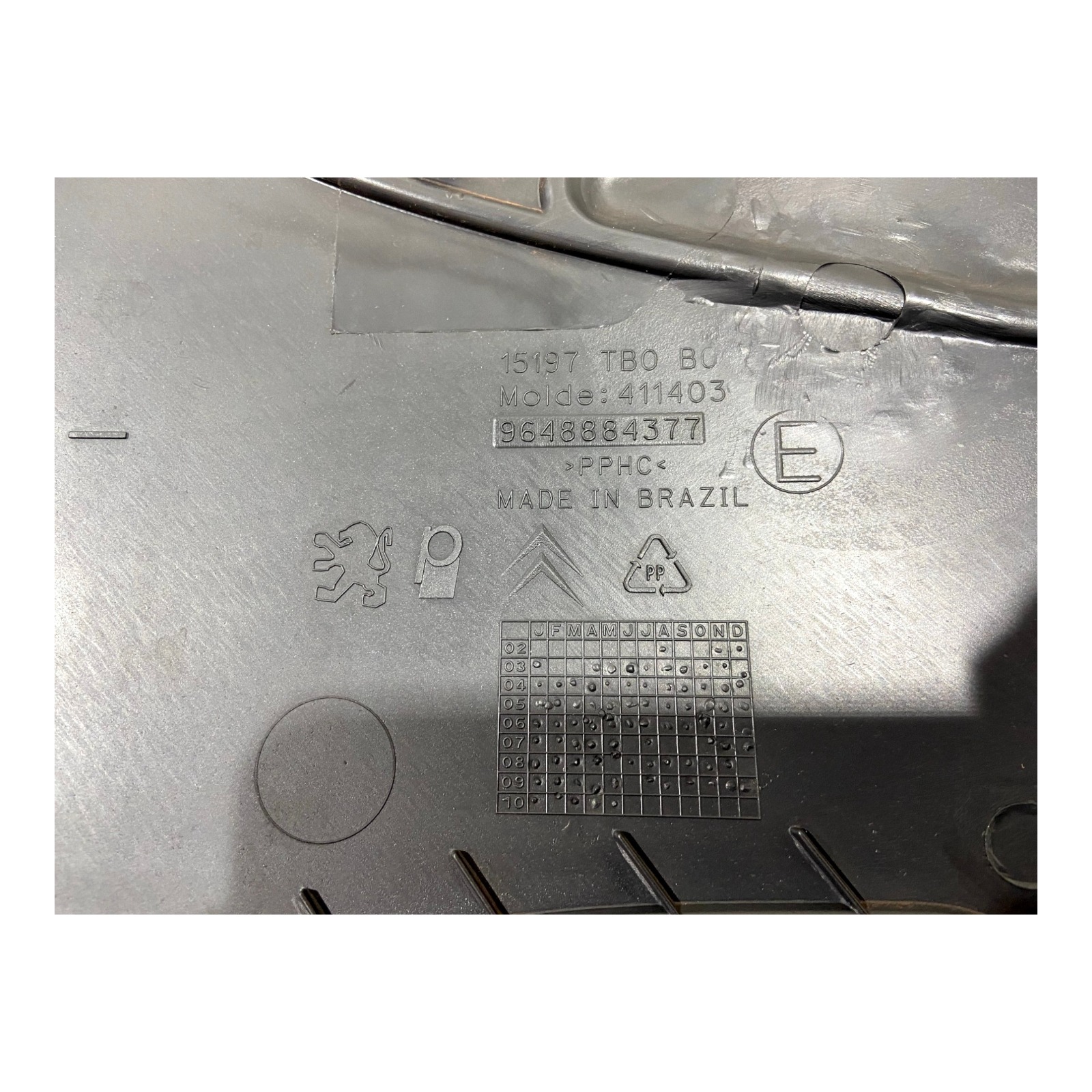 Forro De Porta Traseiro Esquerdo Citroen C3 2003 A 2012 4