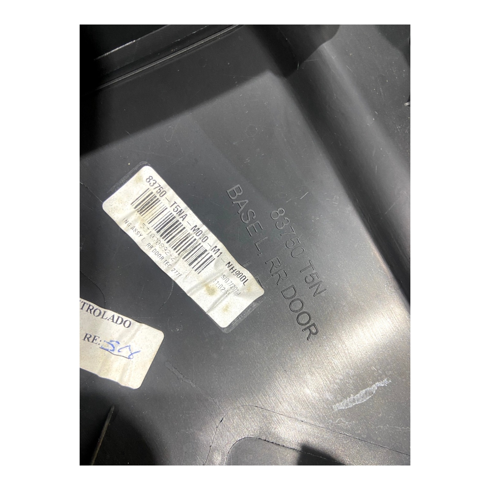 Forro De Porta Traseiro Esquerdo Honda New Fit Original 7
