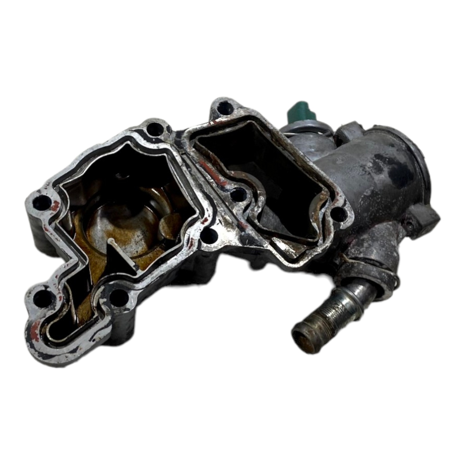 Carcaça Válvula Termostática Alumínio Citroen C3 Peugeot 207 6