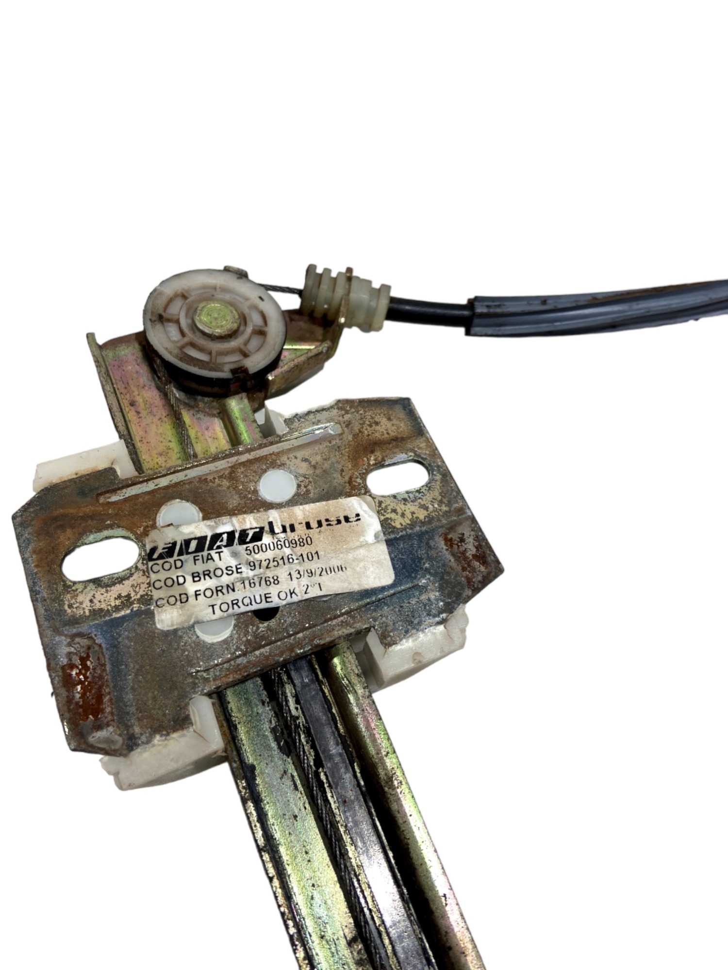 Máquina De Vidro Manual Diant Direita Uno Mille Fiorino 2p 9