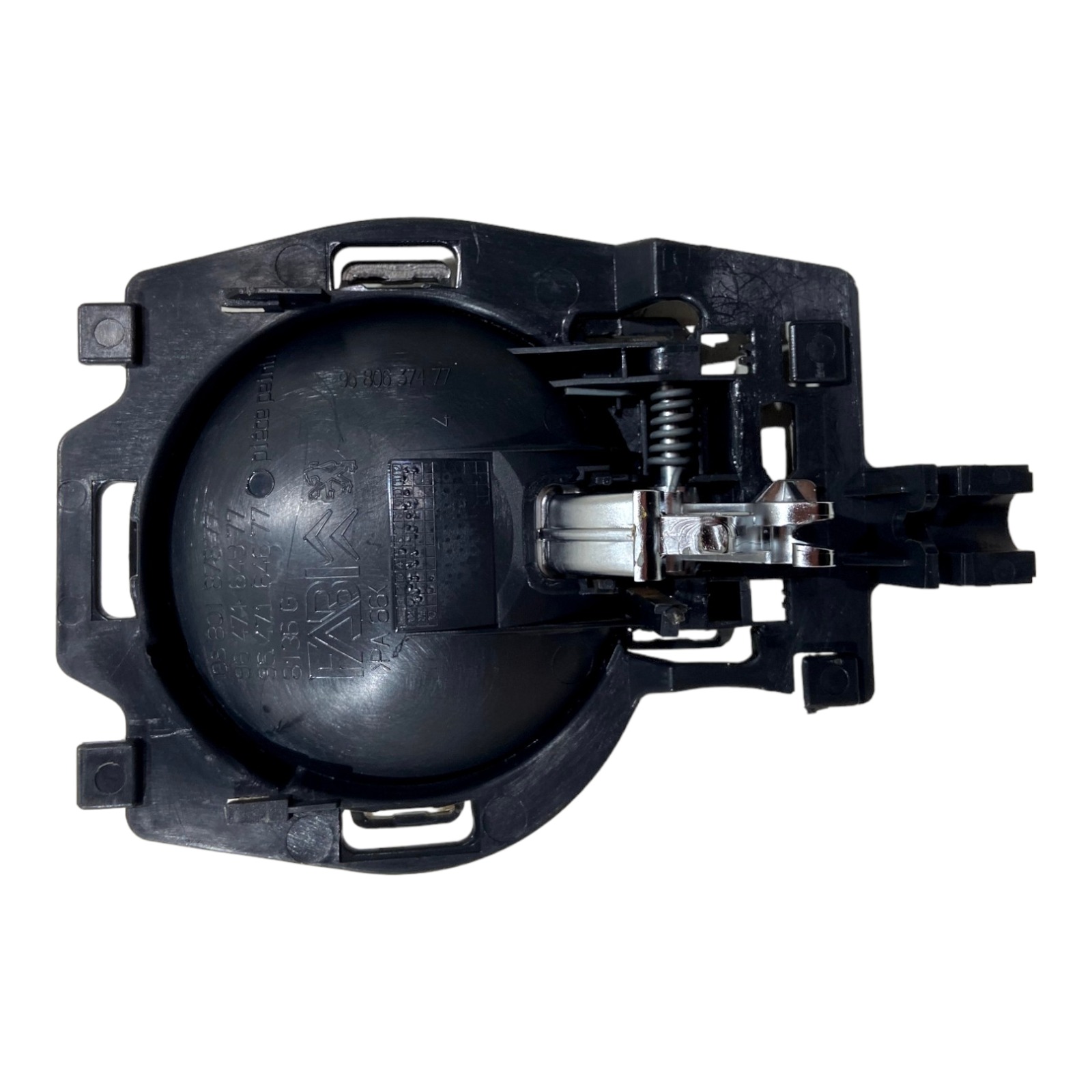 Maçaneta Interna Esquerda Citroen C3 Original 2003 A 2012 Preto Dianteira/traseira 7