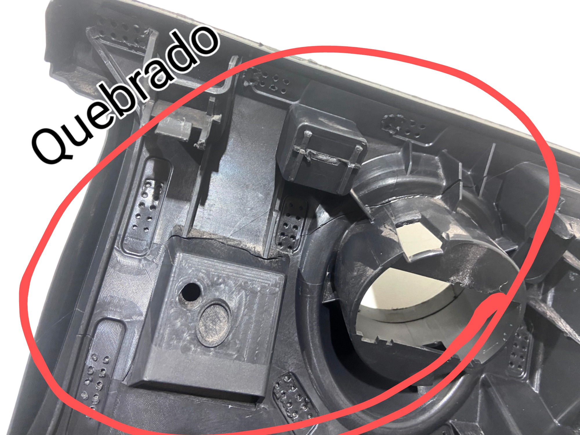 Tampa Moldura Acabamento Inferior Painel Vw Up *detalhe* 8