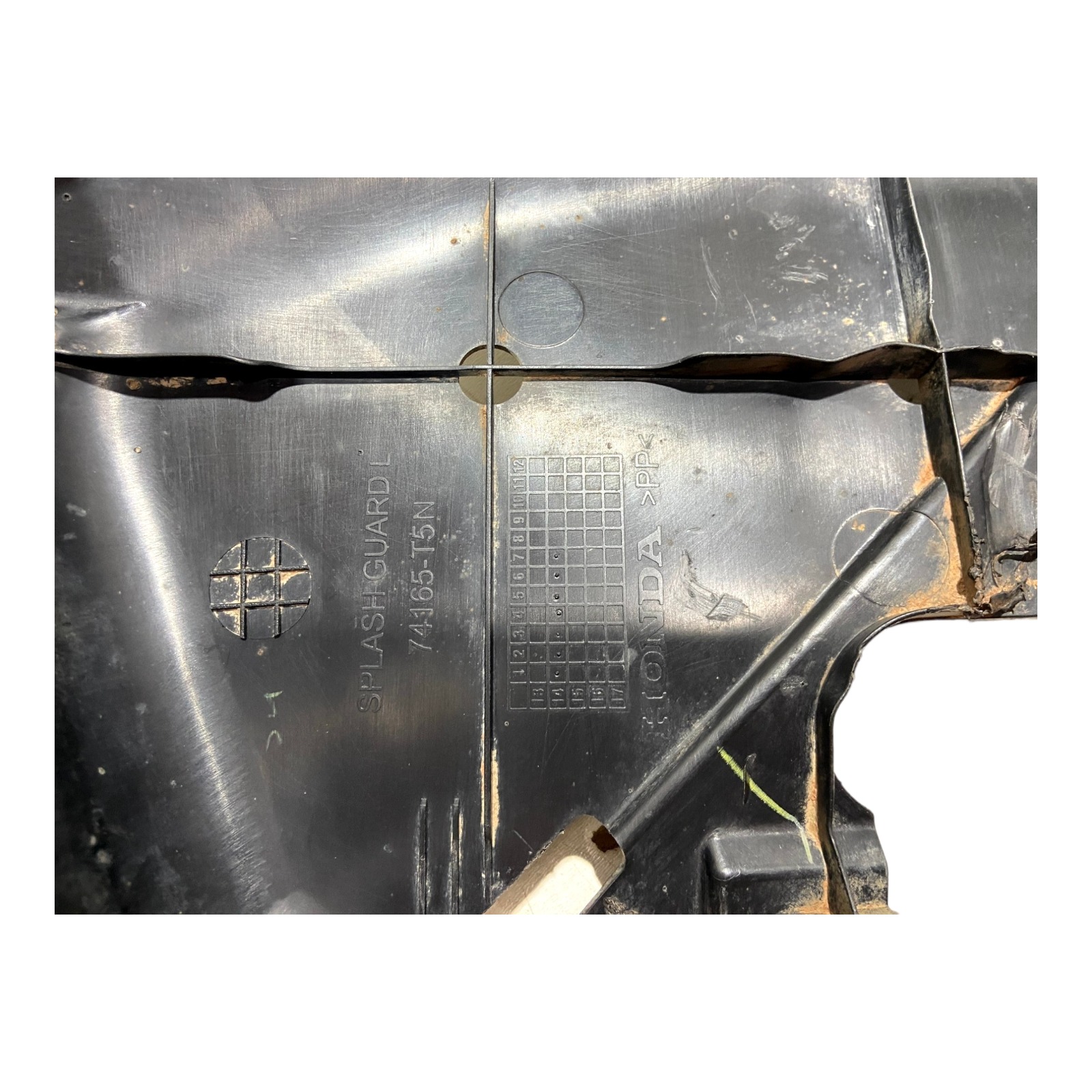Protetor Acabamento Defletor Esquerdo Motor Honda Fit Origin 10