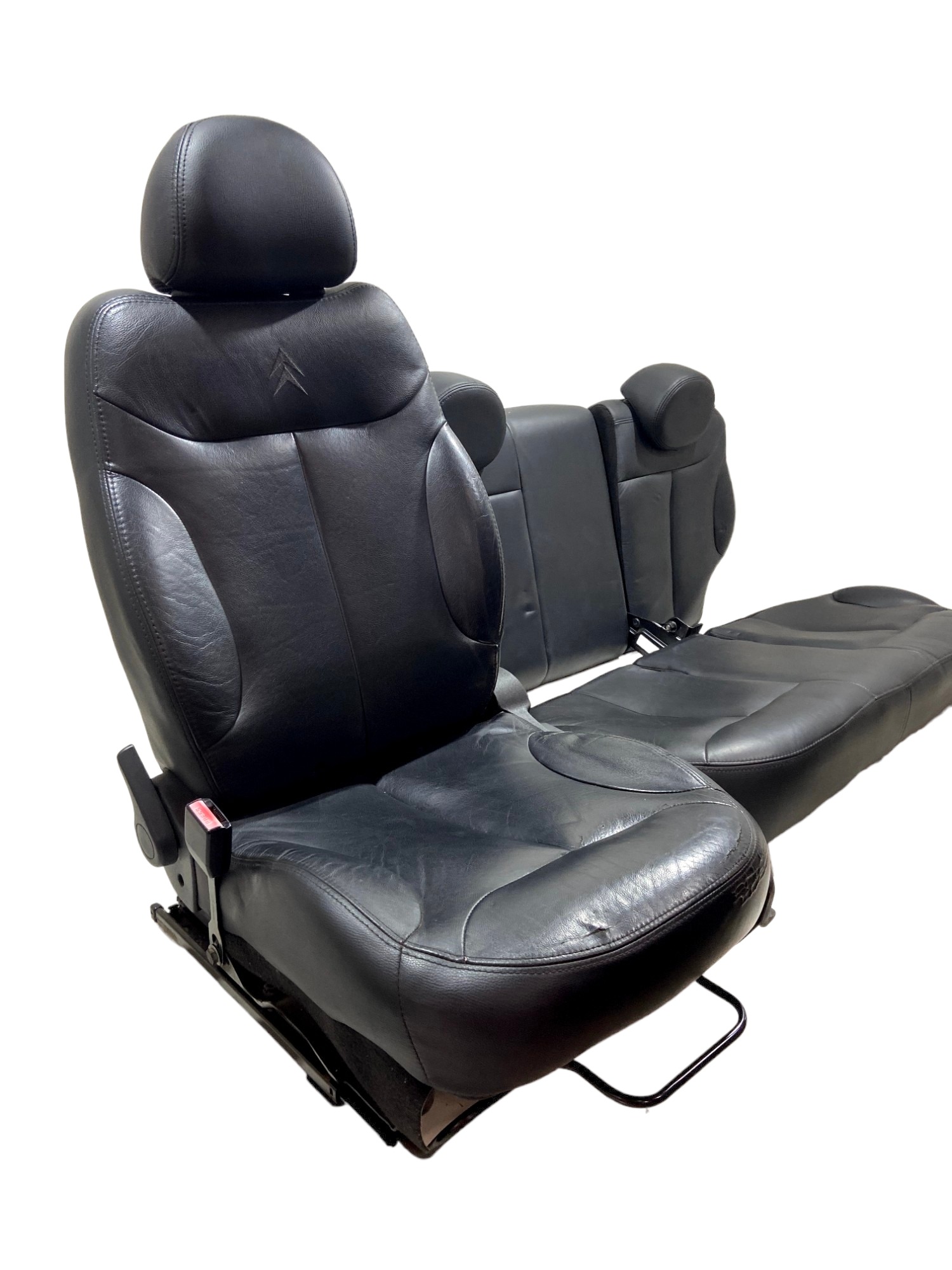 Jogo De Banco Citroen C3 2003 A 2012 Couro Original 2
