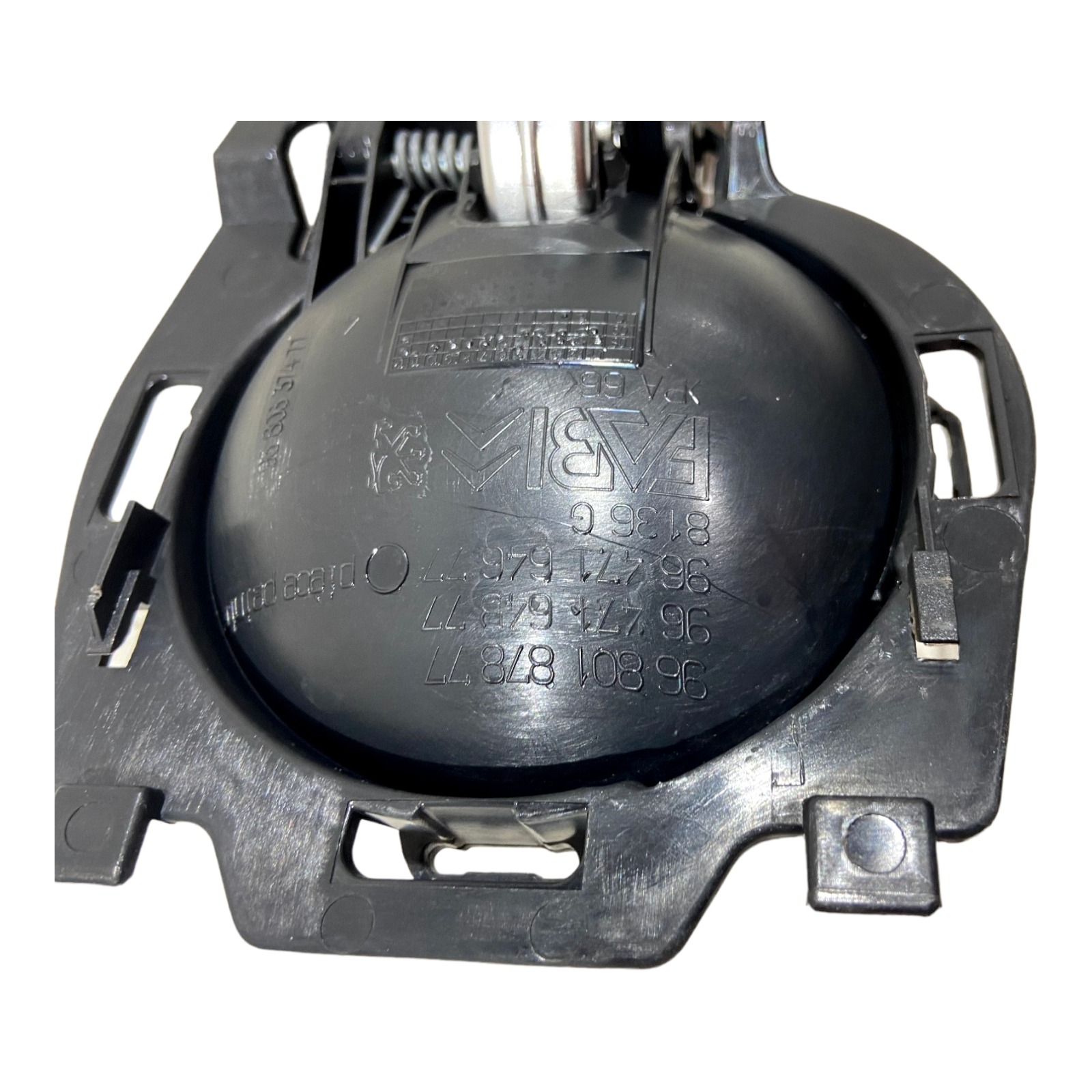 Maçaneta Interna Esquerda Citroen C3 Original 2003 A 2012 Preto Dianteira/traseira 3