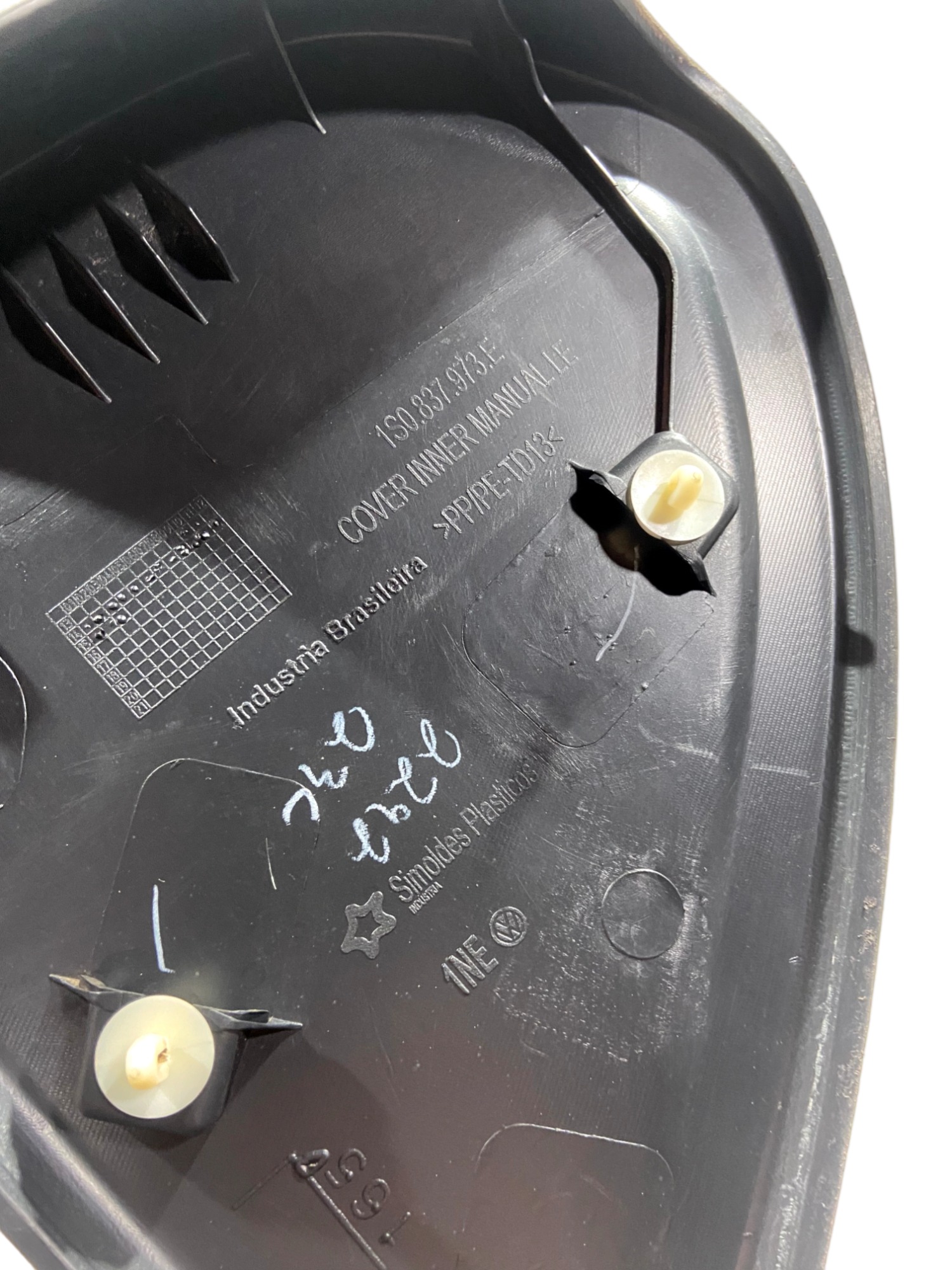 Moldura Acabamento Retrovisor Manual Interno Esquerdo Vw Up 3