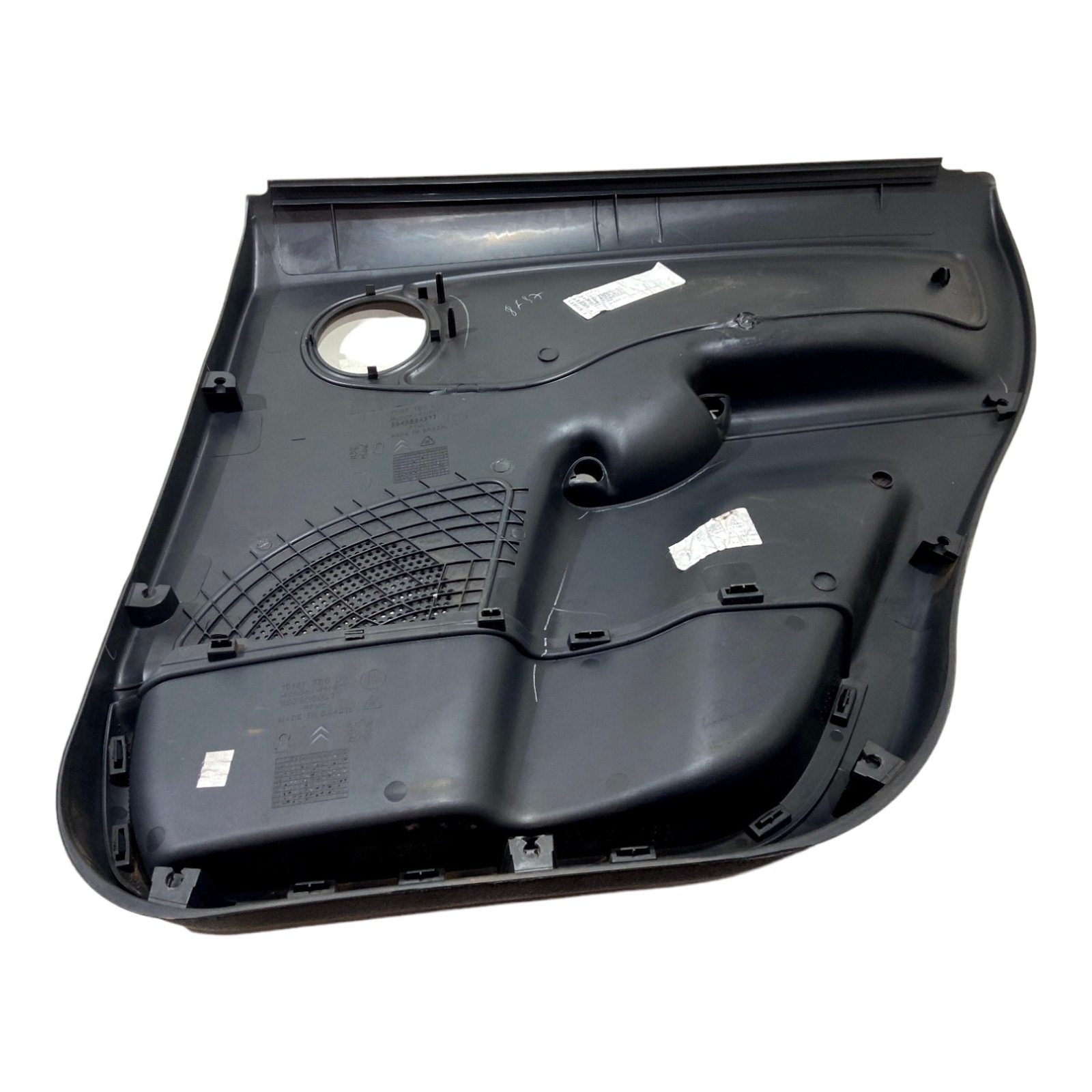 Forro De Porta Traseiro Esquerdo Citroen C3 2003 A 2012 8