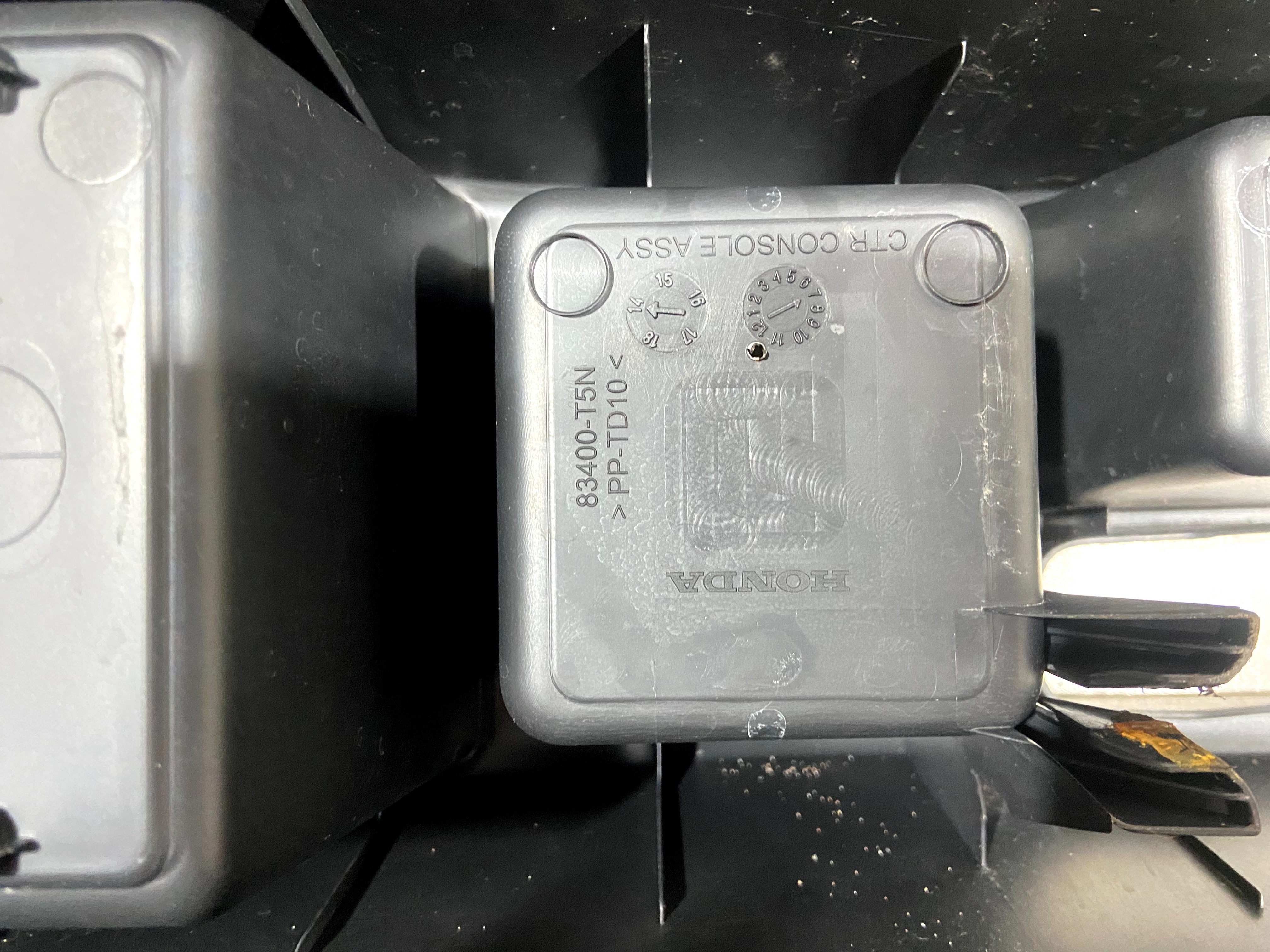Acabamento Moldura Console Central Honda Fit 15 A 20 Origina 6