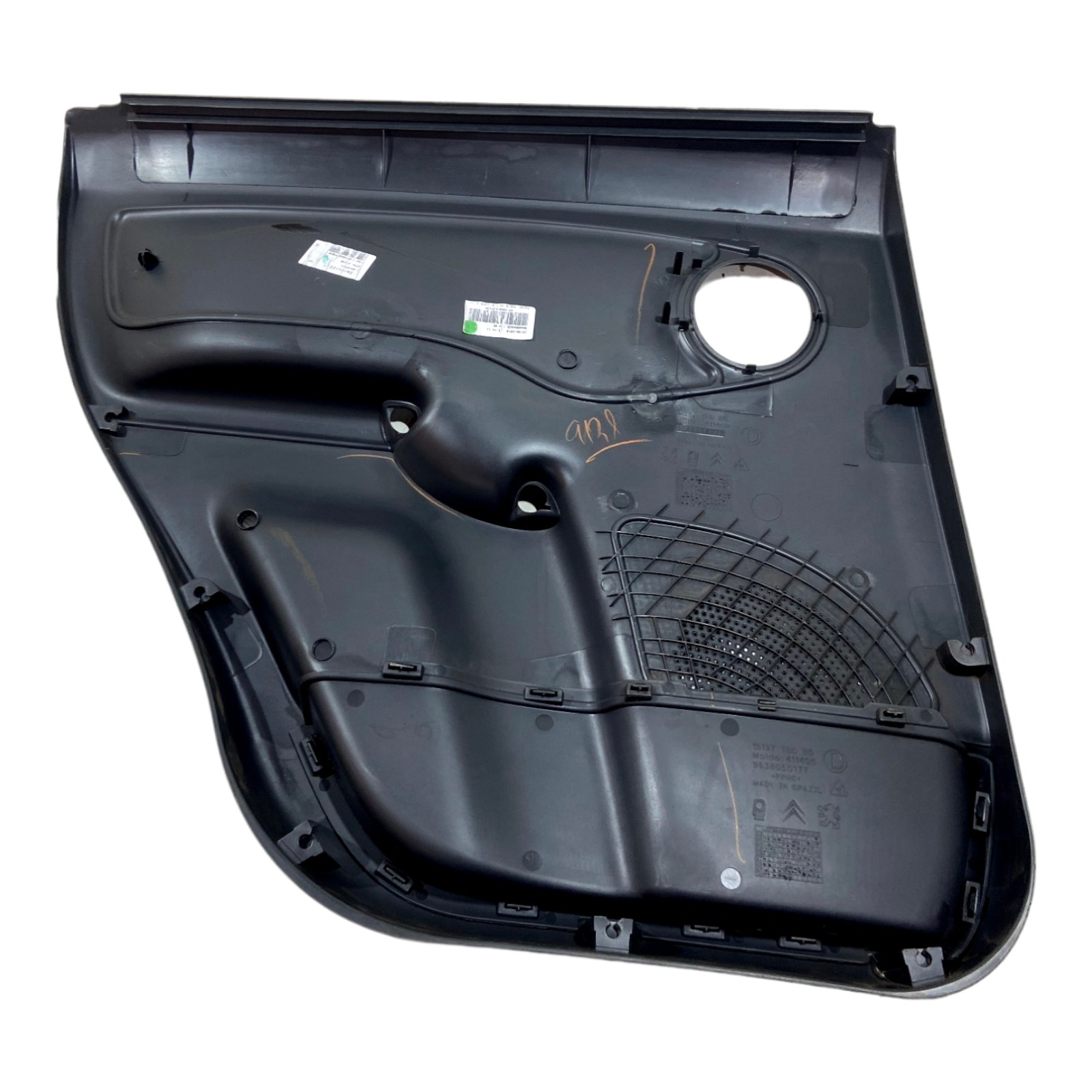 Forro De Porta Traseiro Direito Citroen C3 2003 A 2012 10