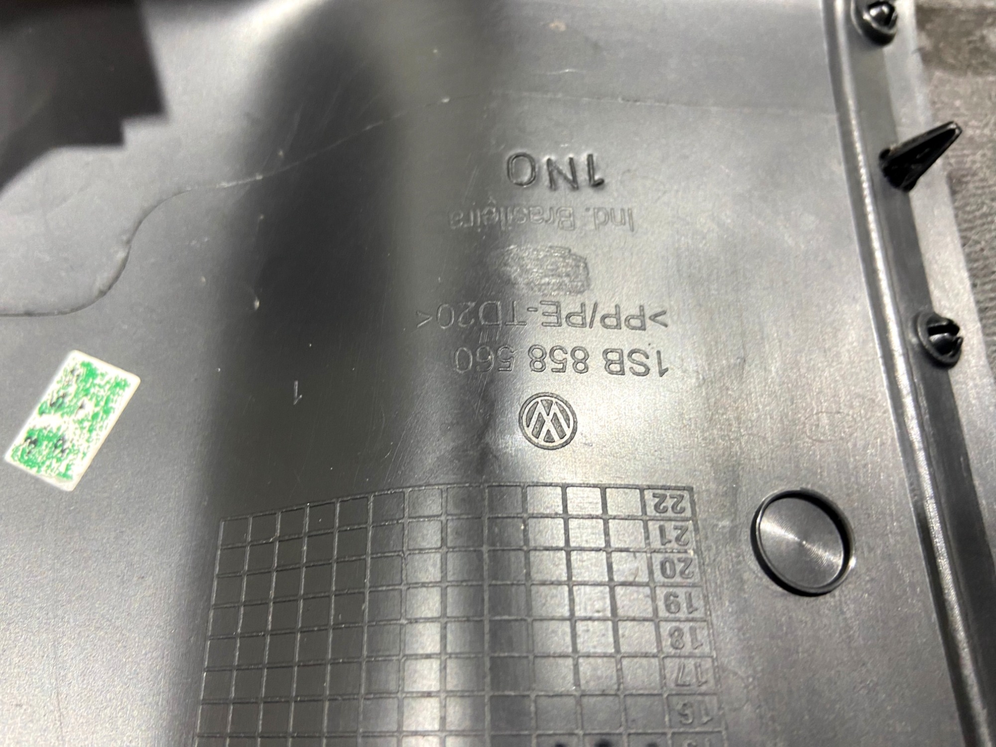 Acabamento Moldura Superior Coluna De Direção Vw Up 14 A 20 9