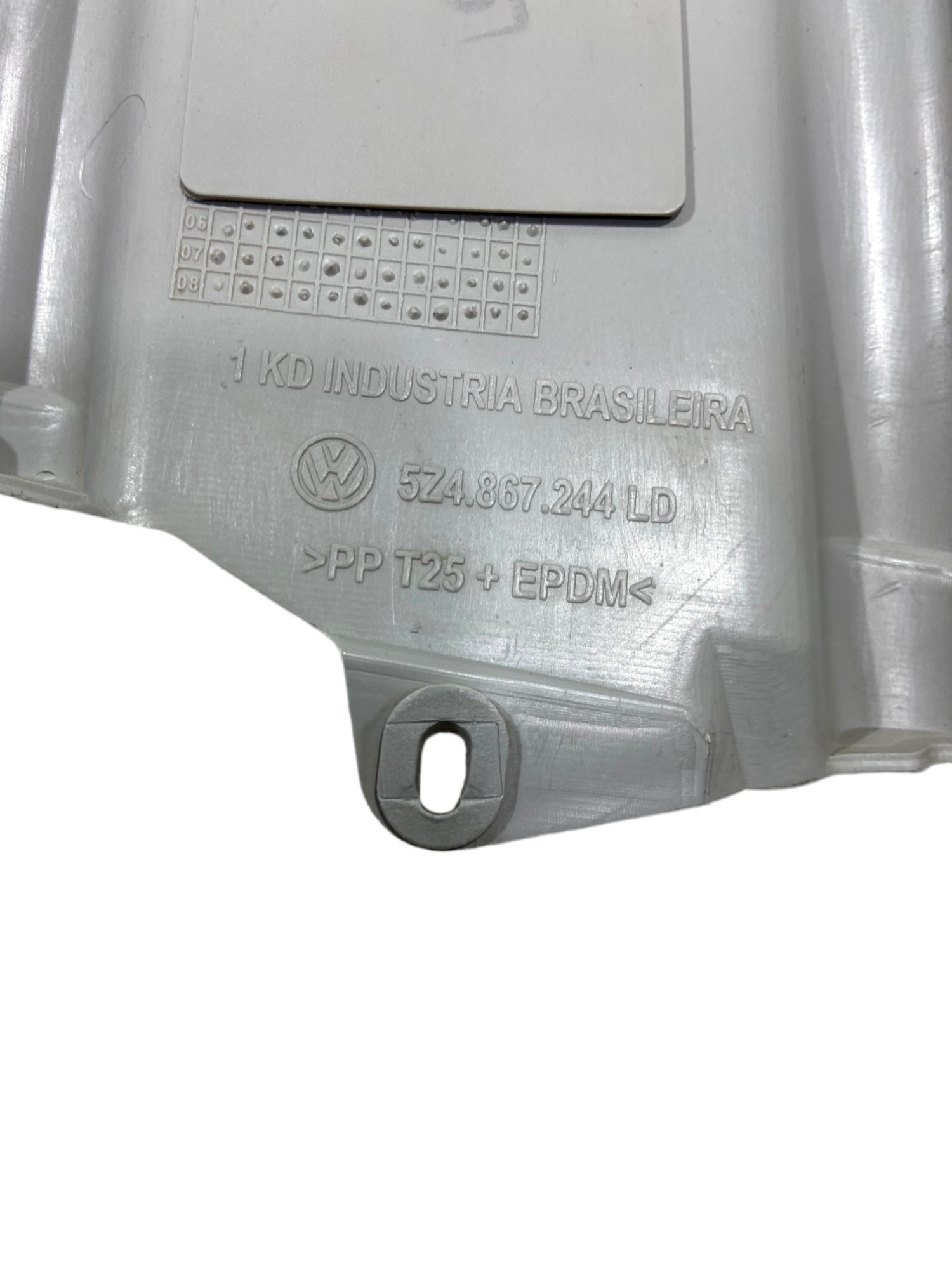 Moldura Acabamento Coluna Central Cinto Vw Fox L/direito 7