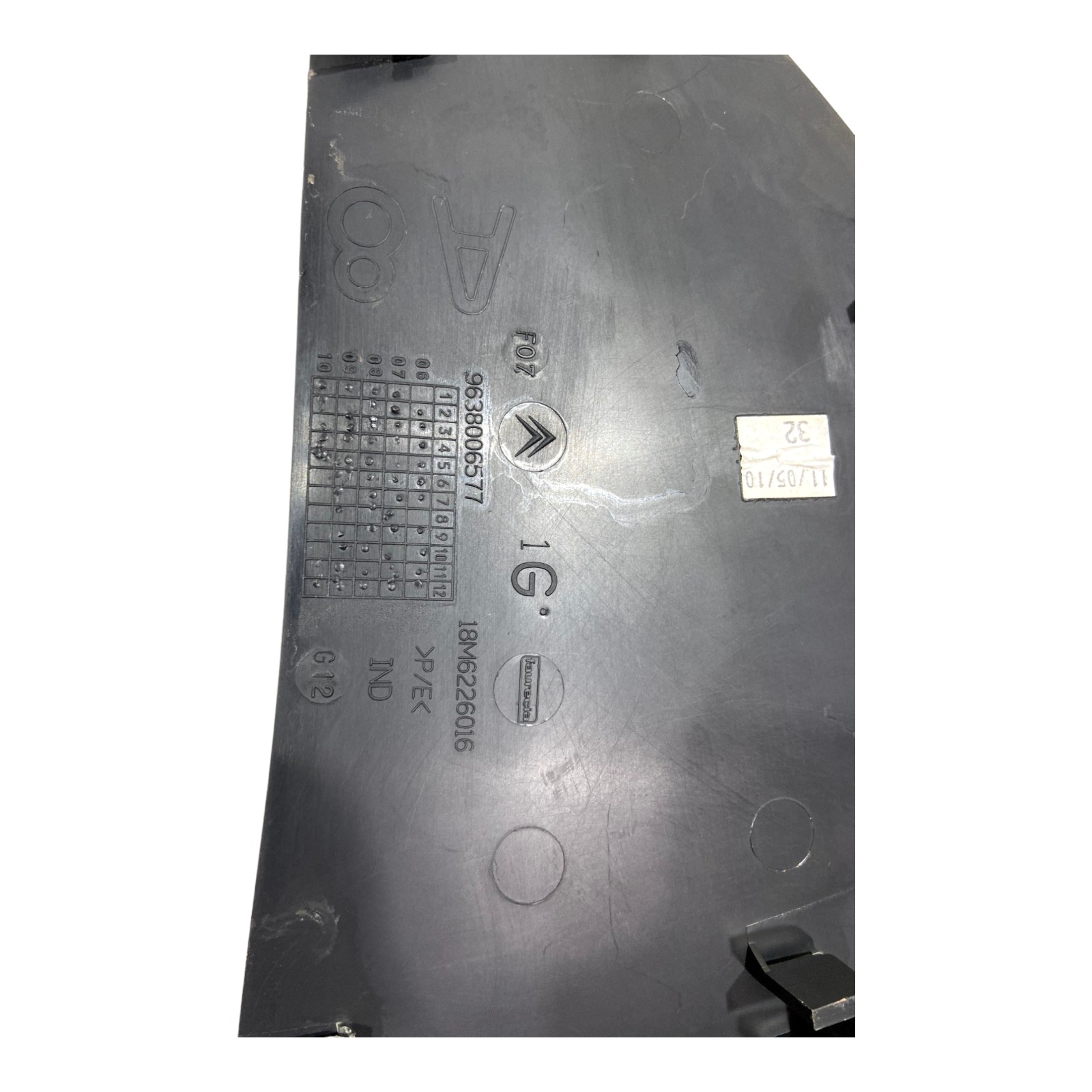 Acabamento Tampa Lateral Esquerda Painel Citroen C3 Original 7