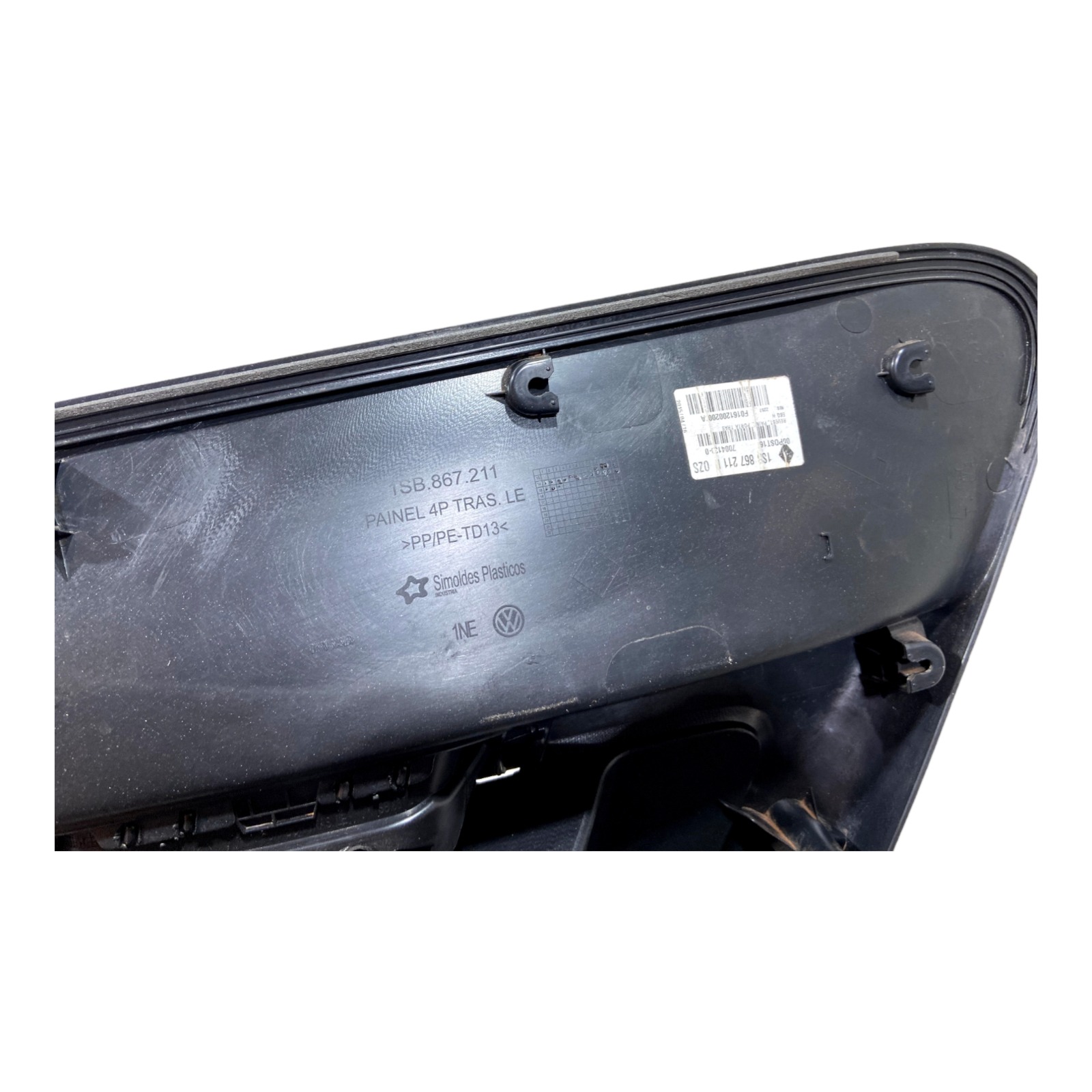 Forro Painel De Porta Traseira Esquerda Vw Up Original 2015 5