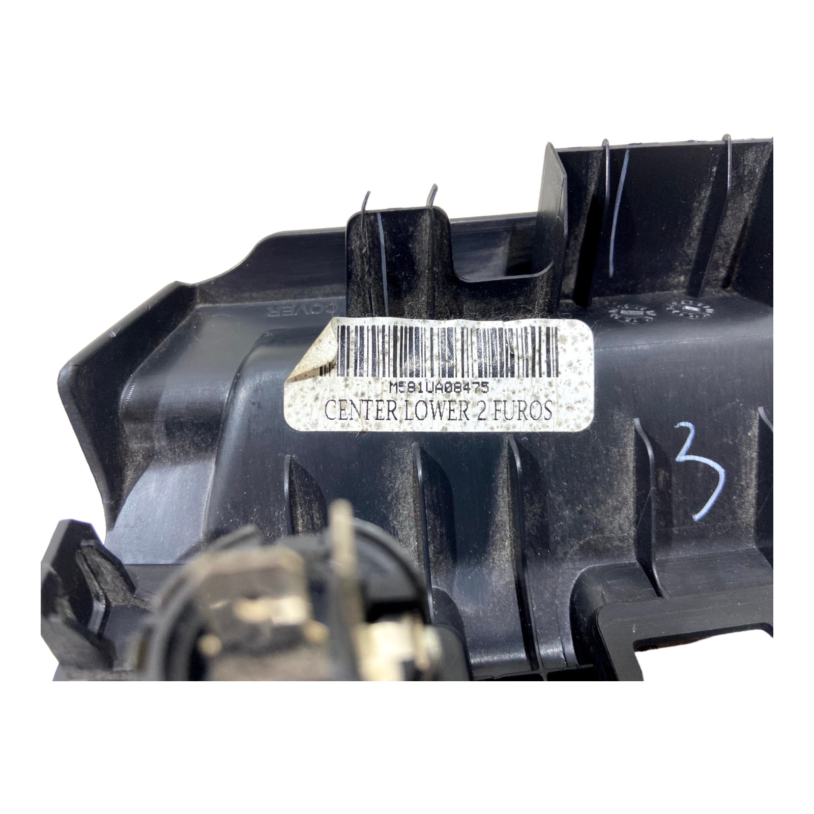 Moldura Inferior Painel Entrada Usb Honda Fit Original 8