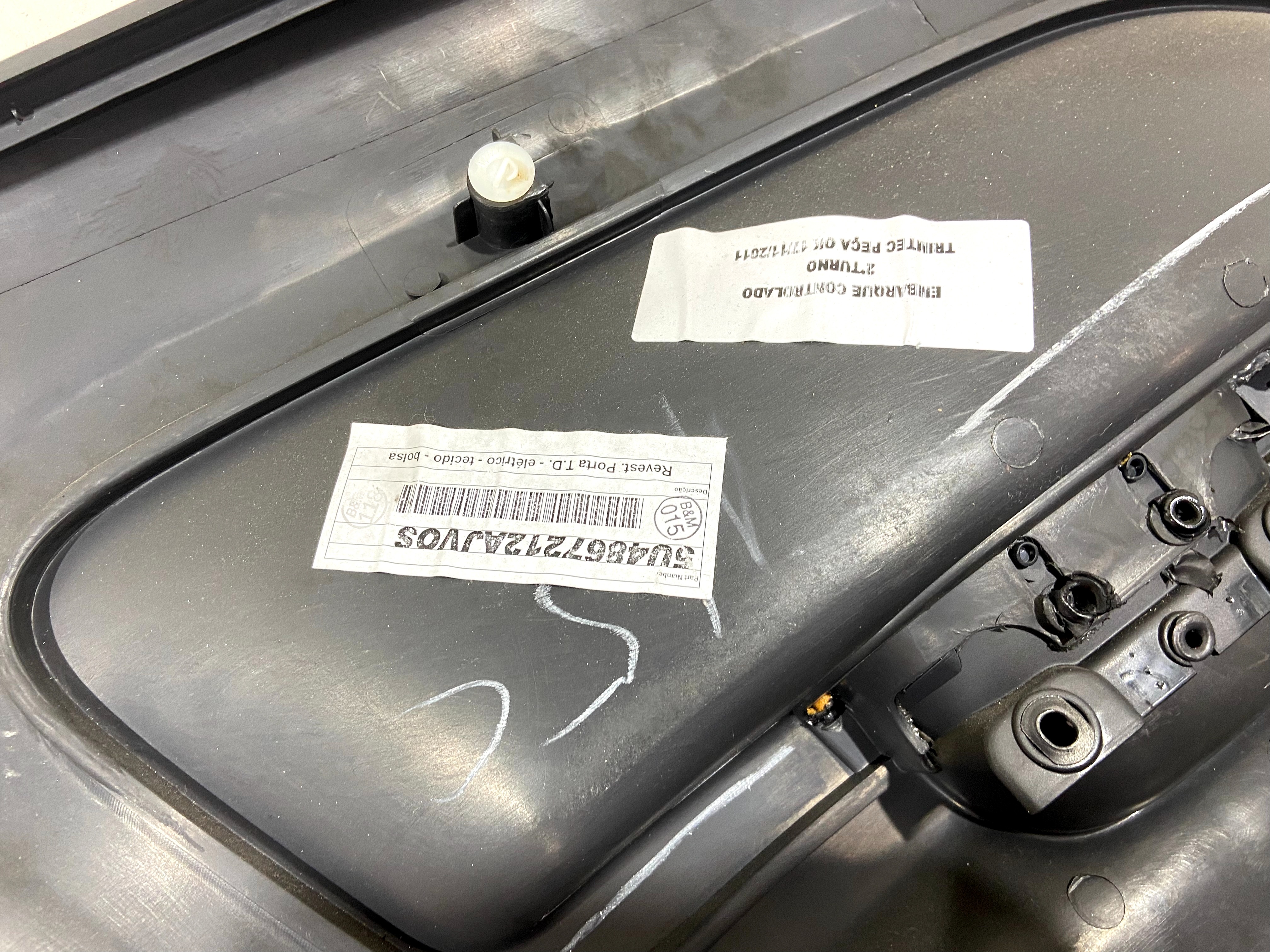 Forro De Porta Traseiro Direito Vw Gol Voyage G5 *detalhe* 6