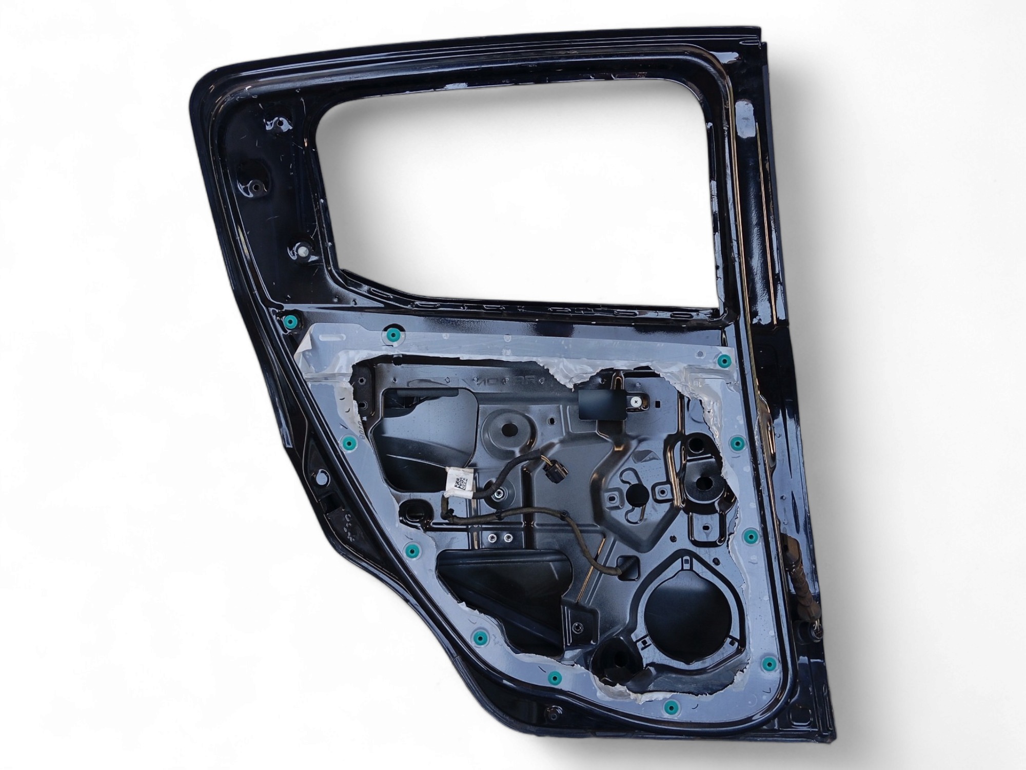 Porta Traseira L/e Fiat Mobi 2016 A 2020 Original  Traseira Esquerdo Preta 4