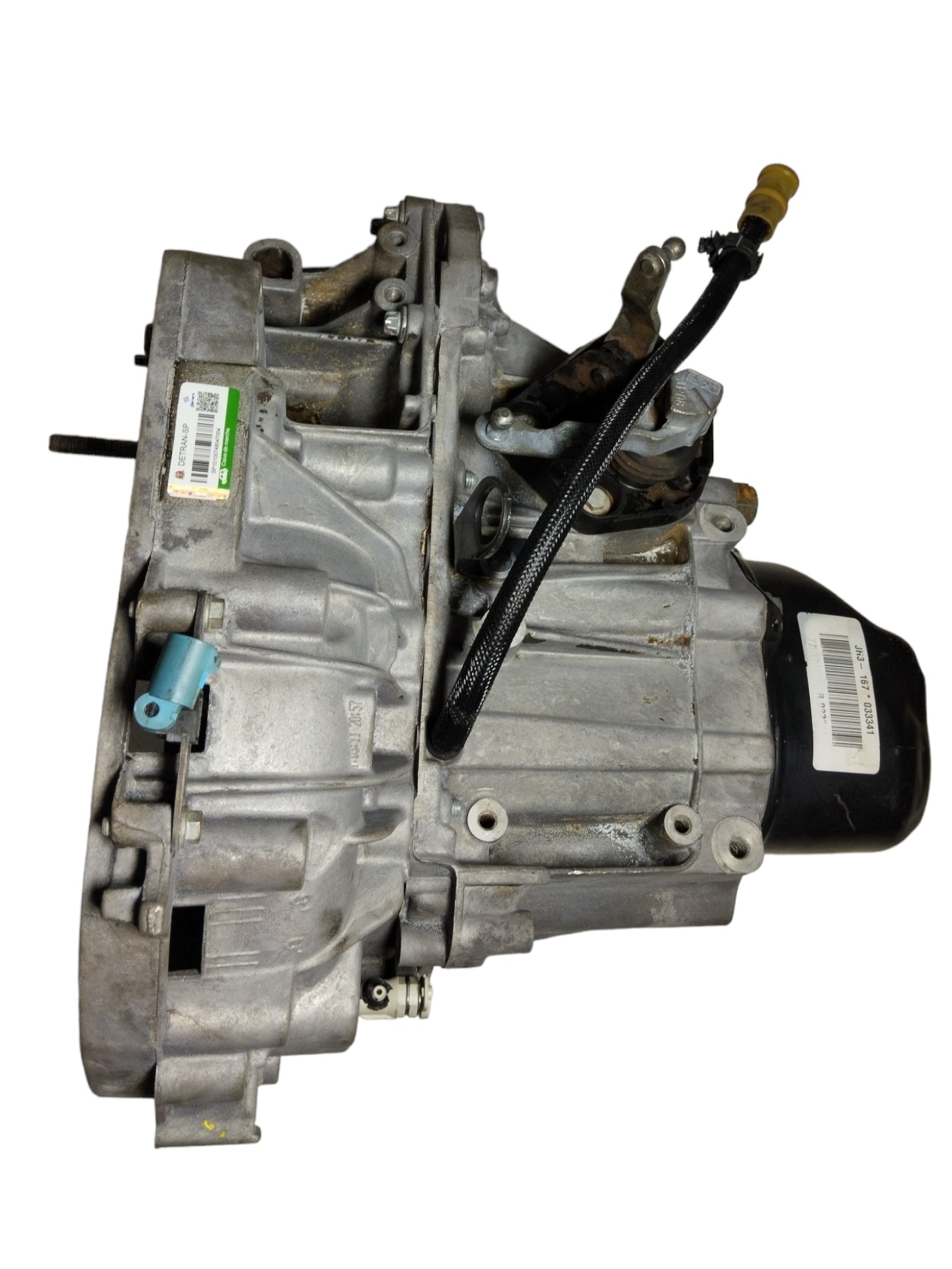 Caixa Cambio Manual Megane 1.6 16v Trambulador Em Cima 09/13 5