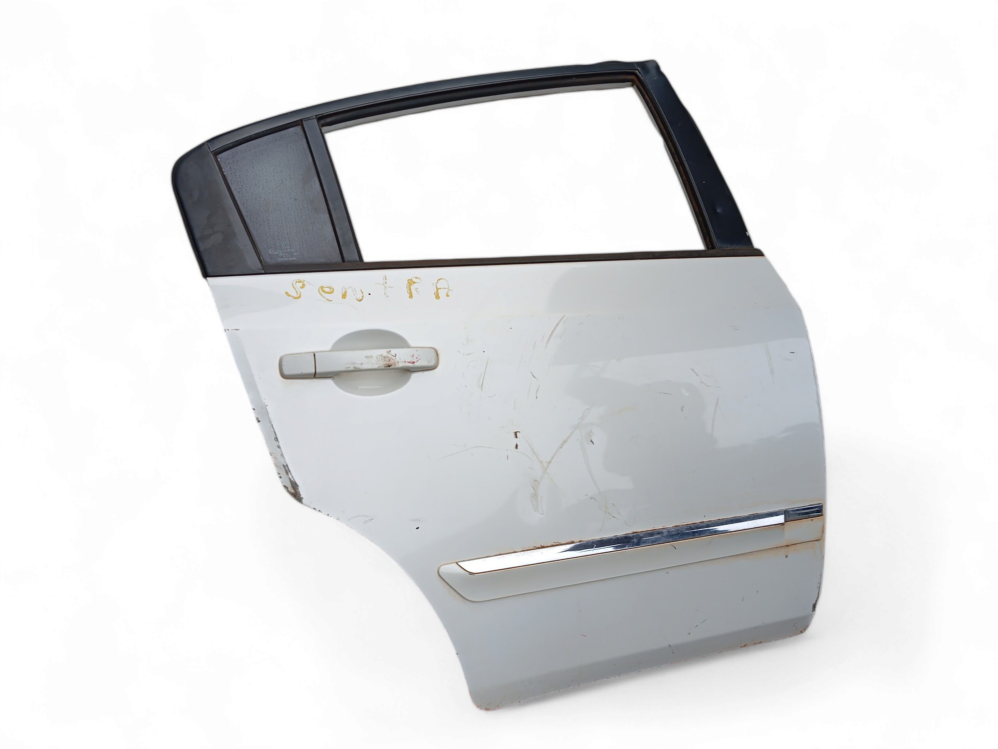 Porta Traseira L/d Nissan Sentra 2008 A 2013 Original  Traseira Direito Branco 3