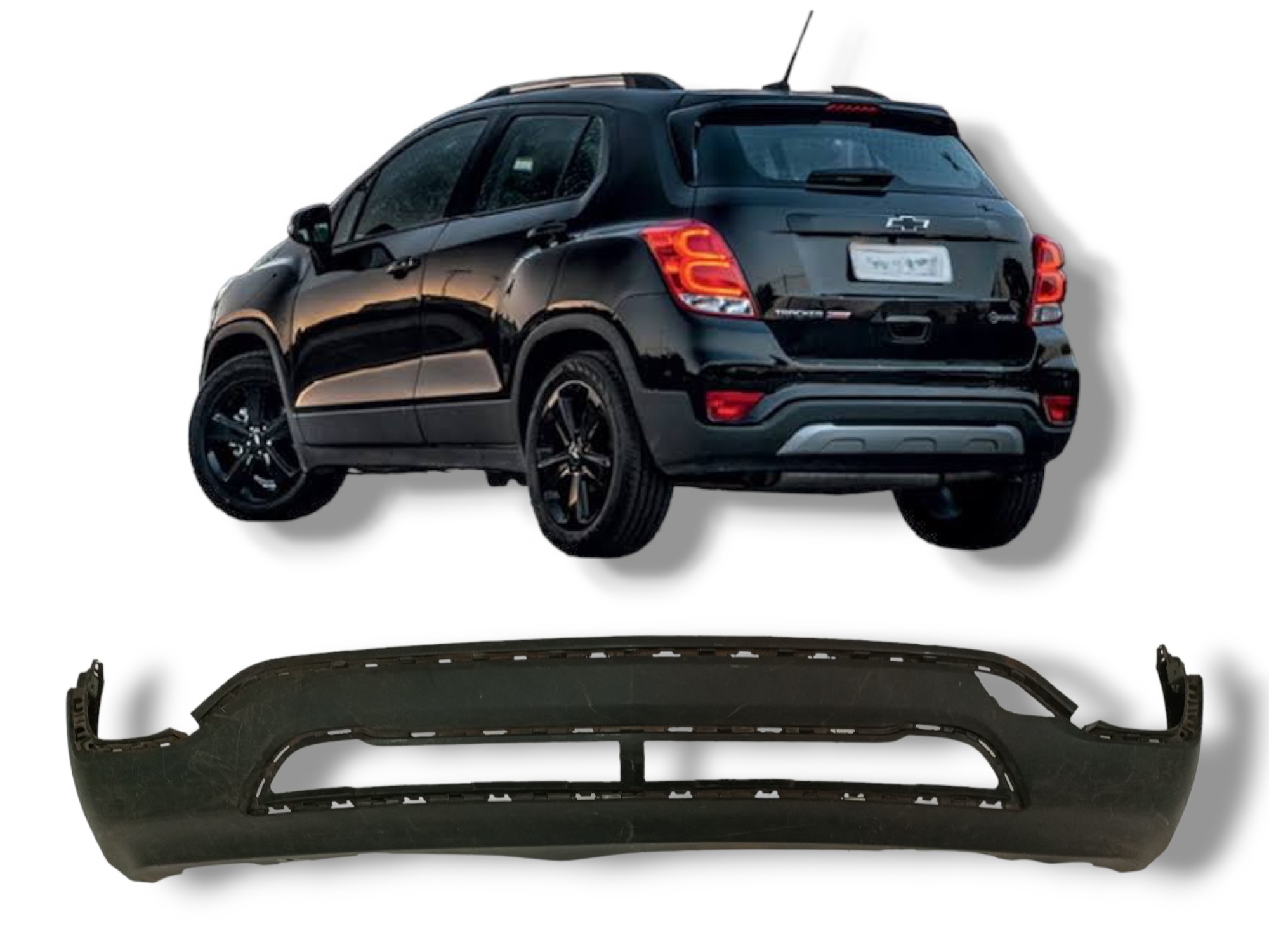 Moldura Parachoque Traseiro Gm Tracker 2017 A 2020 Original