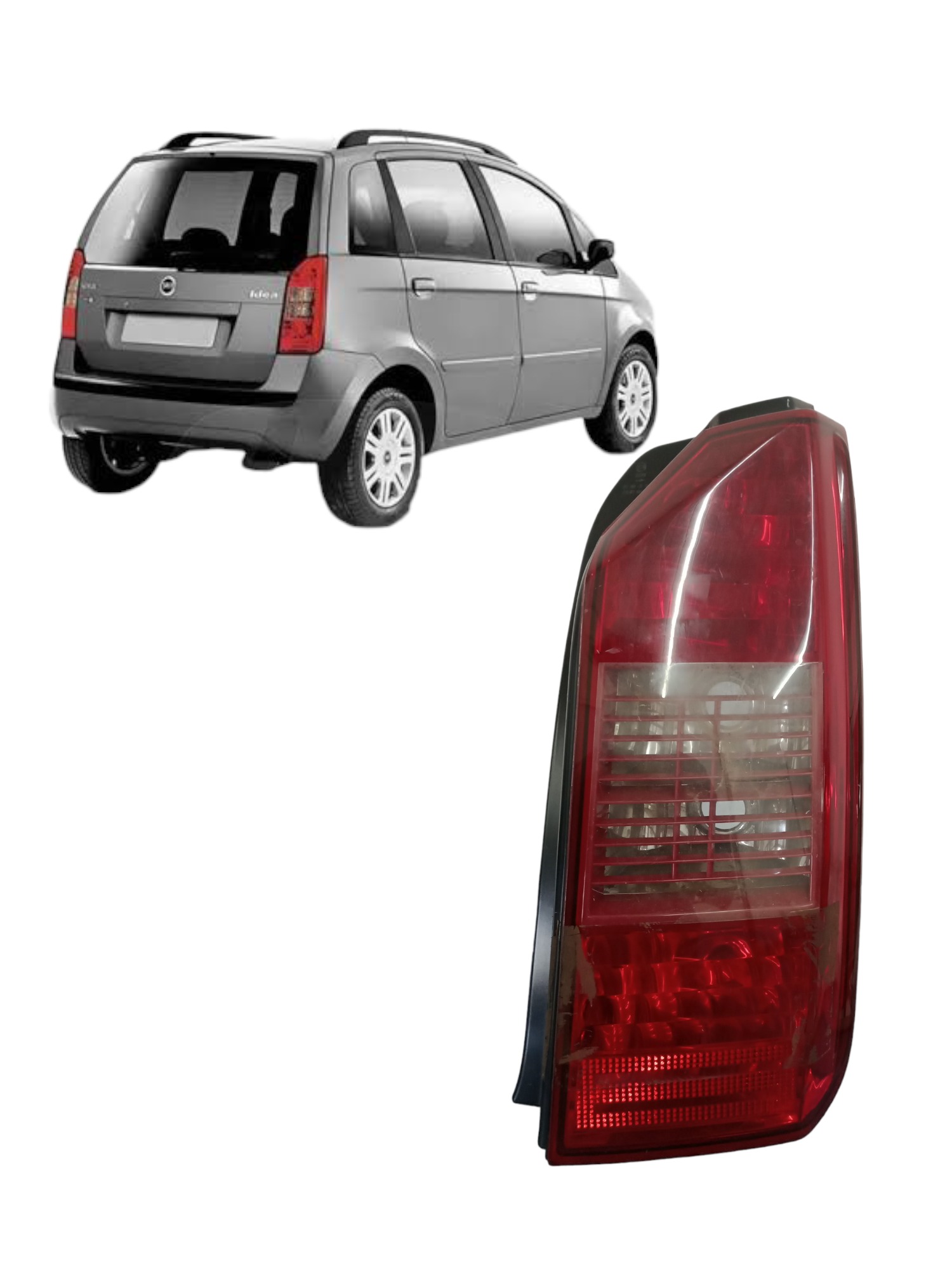 Lanterna tras L/D fiat idea 2007 a 10 usada original C/det 4