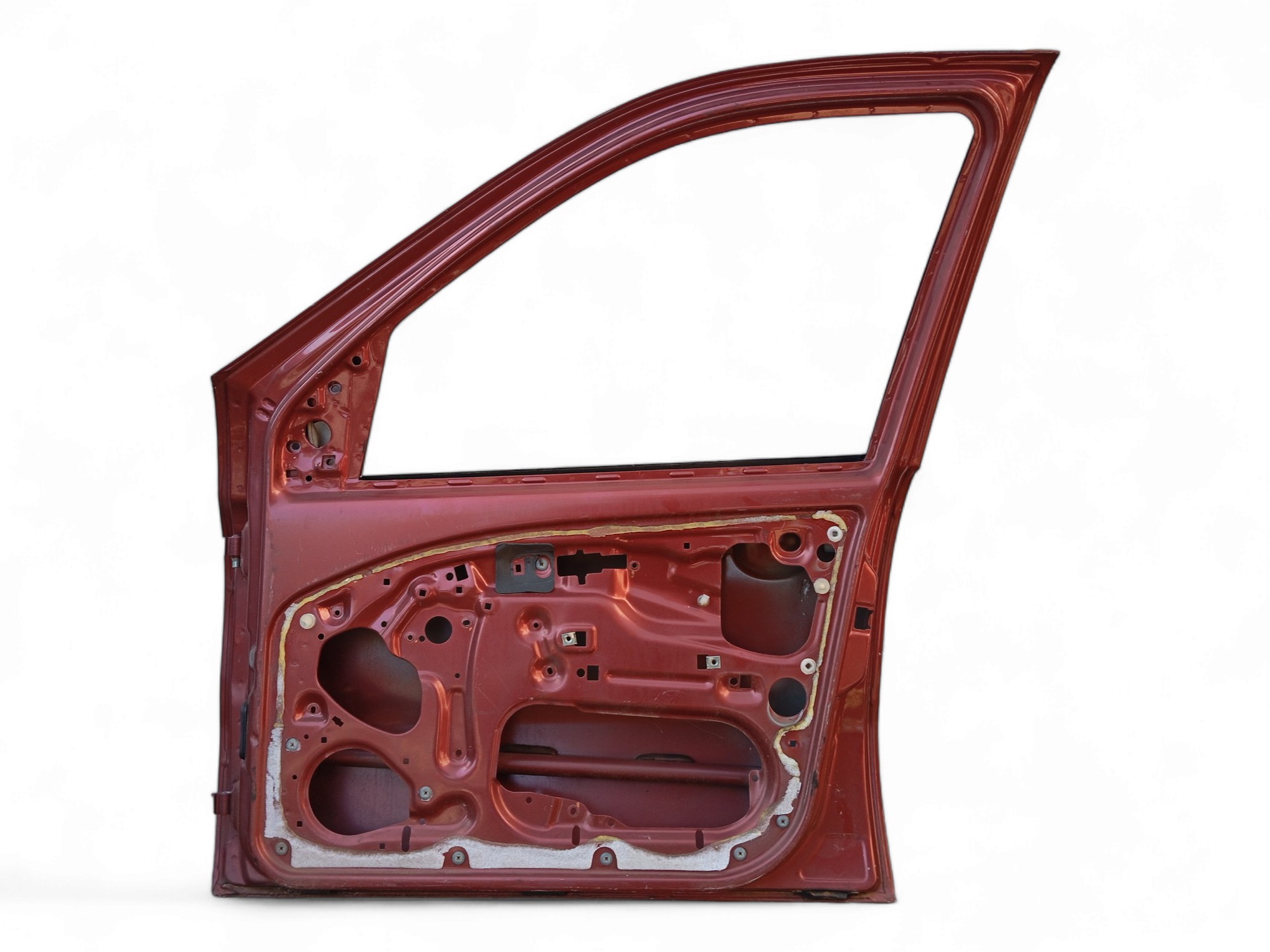 Porta Dianteira L/d Fiat Palio 2006 A 2014 Original  Dianteira Direito Vermelho 4