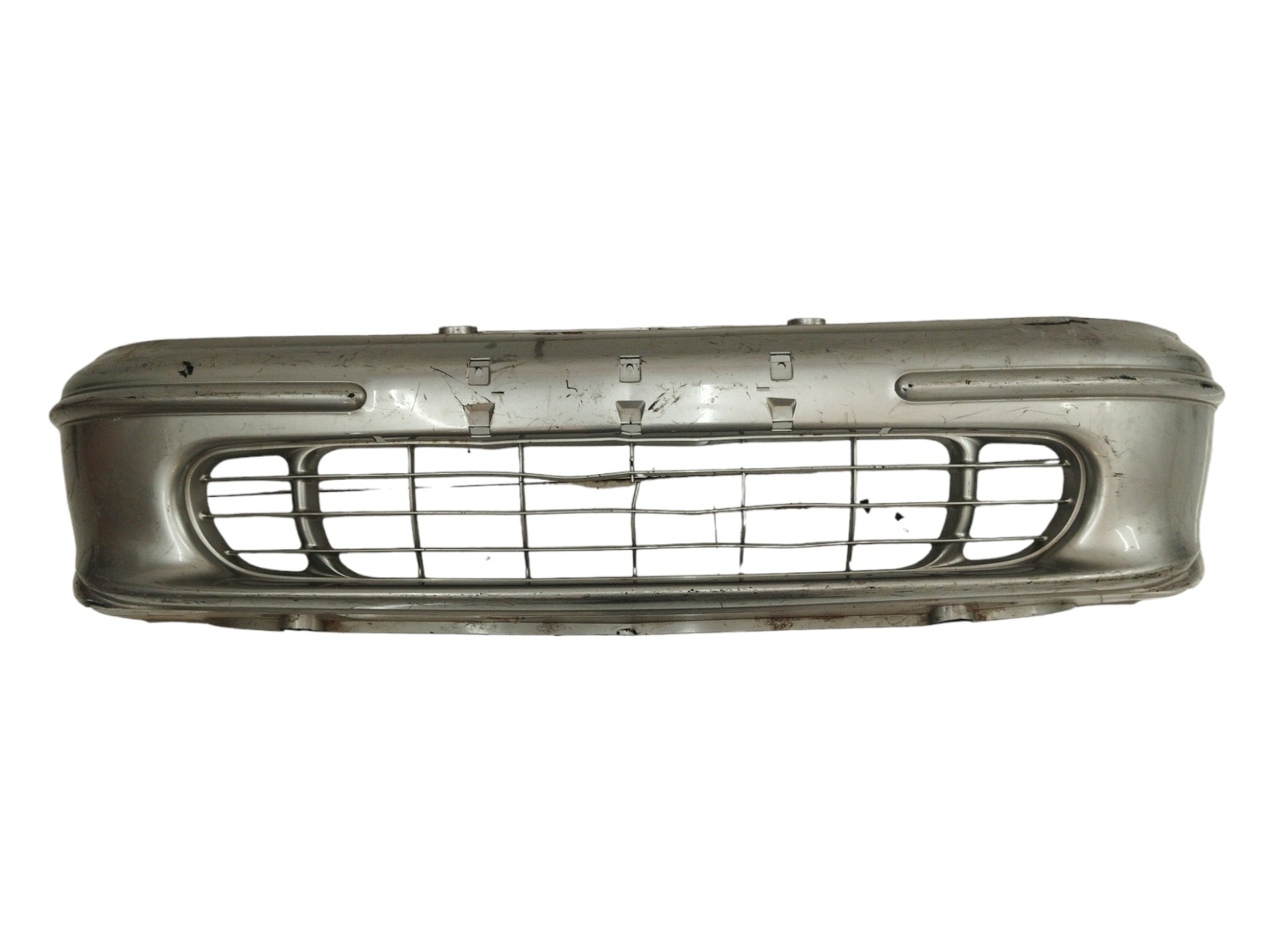Parachoque Dianteiro Fiat Marea 1997/07 Paralelo C/detalhes Prata 2
