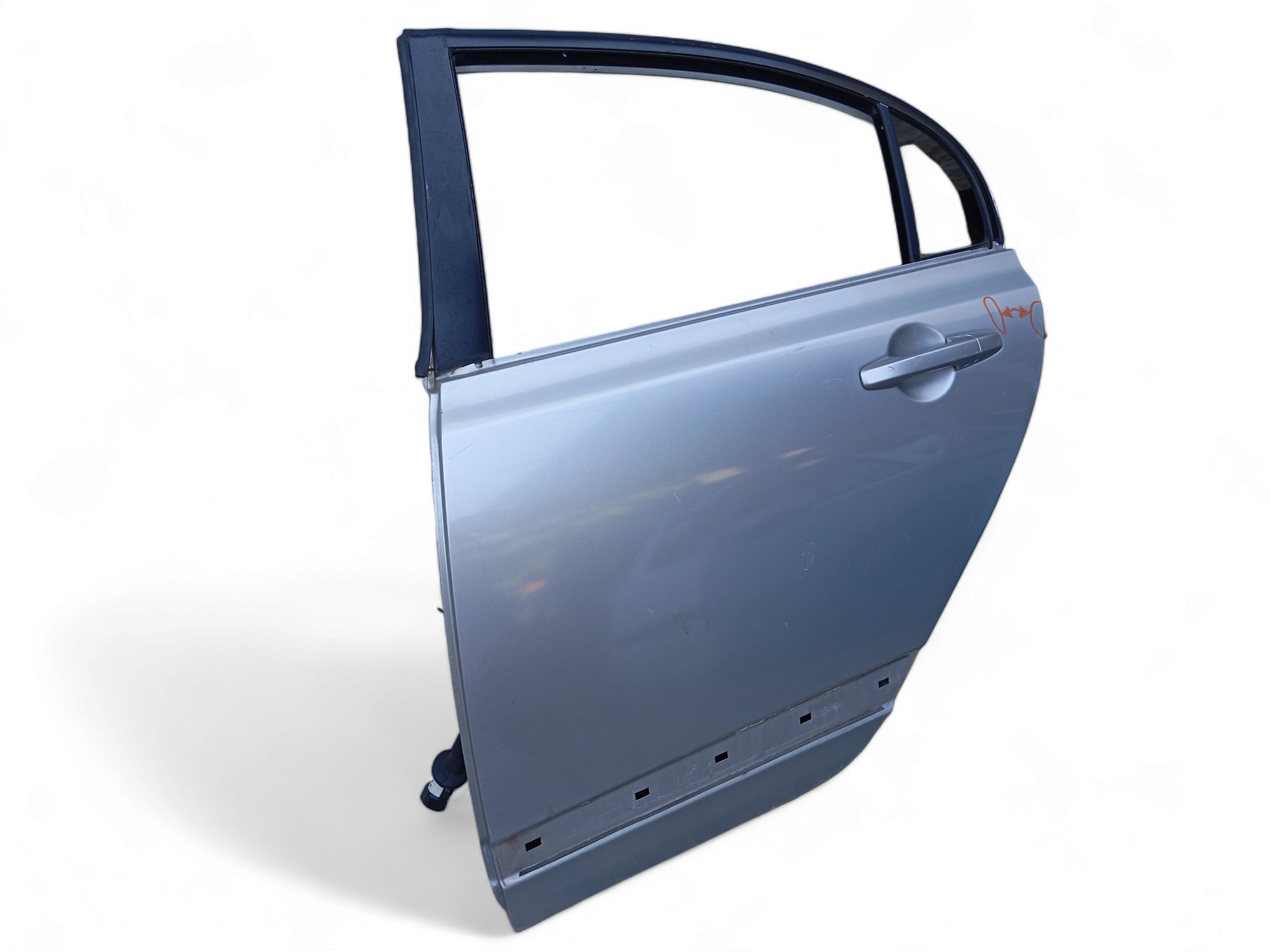 Porta Traseira L/e Honda New Civic 2007 A 2011 Original  – Traseira – Esquerdo – Prata 3