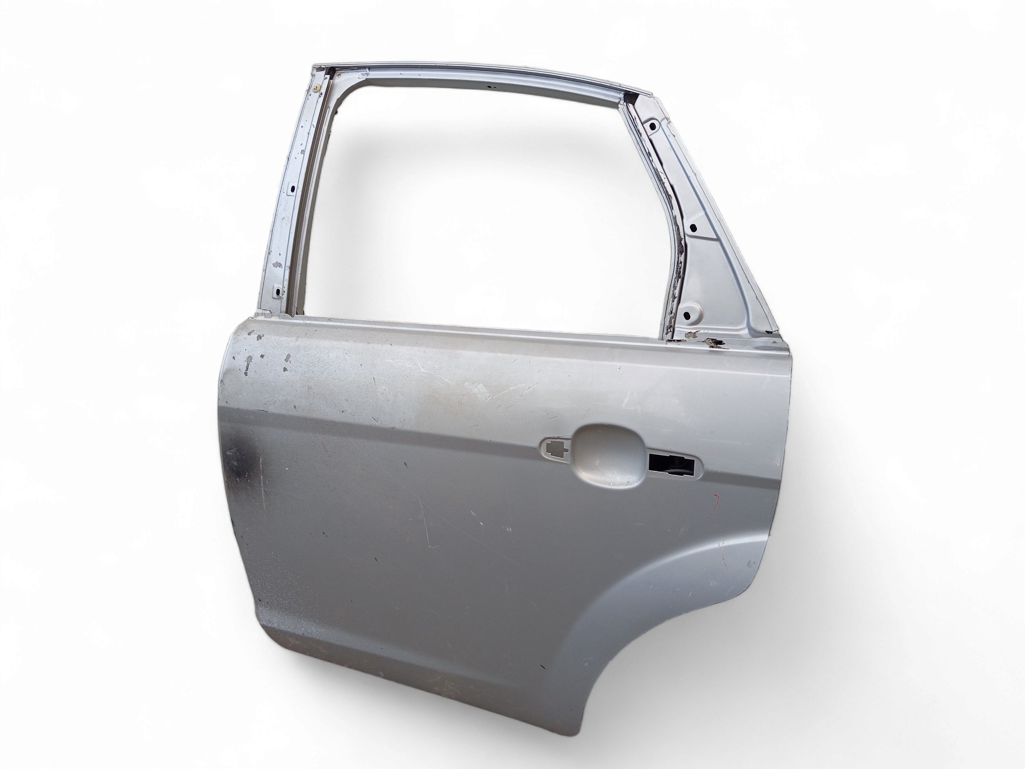 Porta Traseira L/e Ford Focus 2009 A 2013 Original  Traseira Esquerdo Prata 2