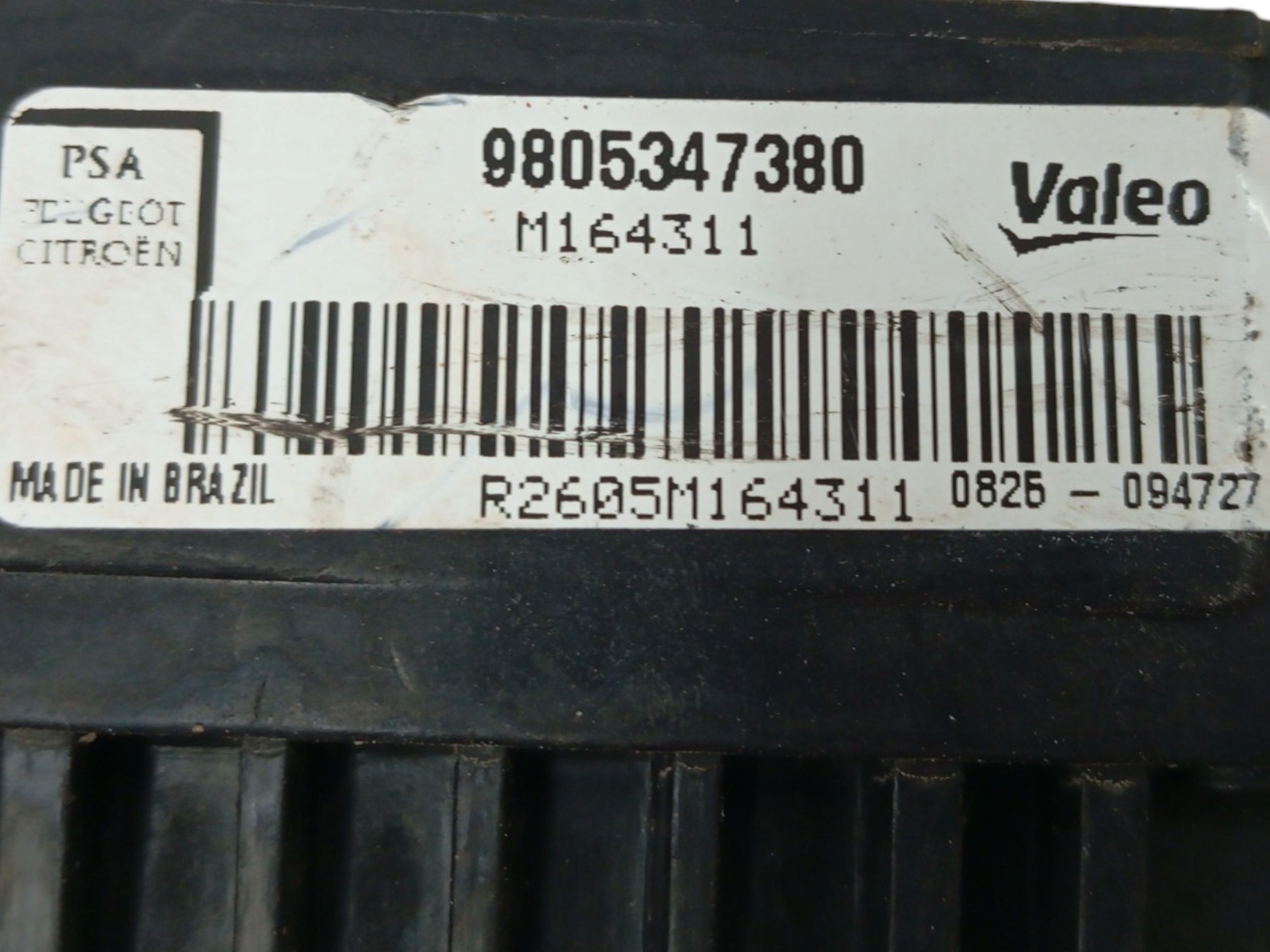 VENTOINHA C/DEFLETOR CITROEN C3 / AIRCROSS 1.6 ORIGINAL 3
