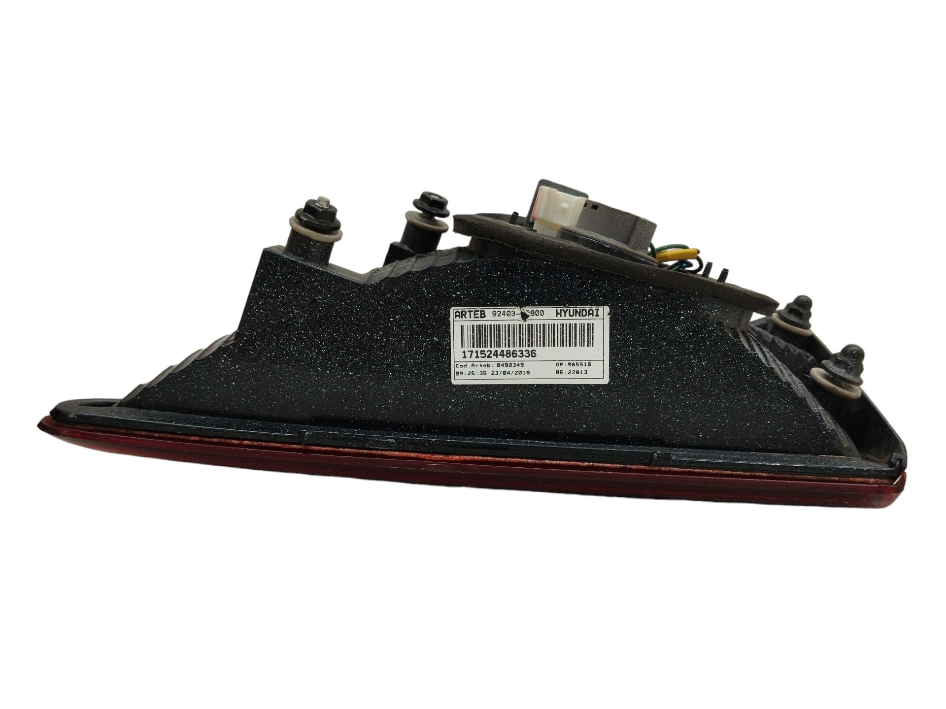 Lanterna Tras Tampa L/e Hyundai Hb20 2013 A 2016 Original 4