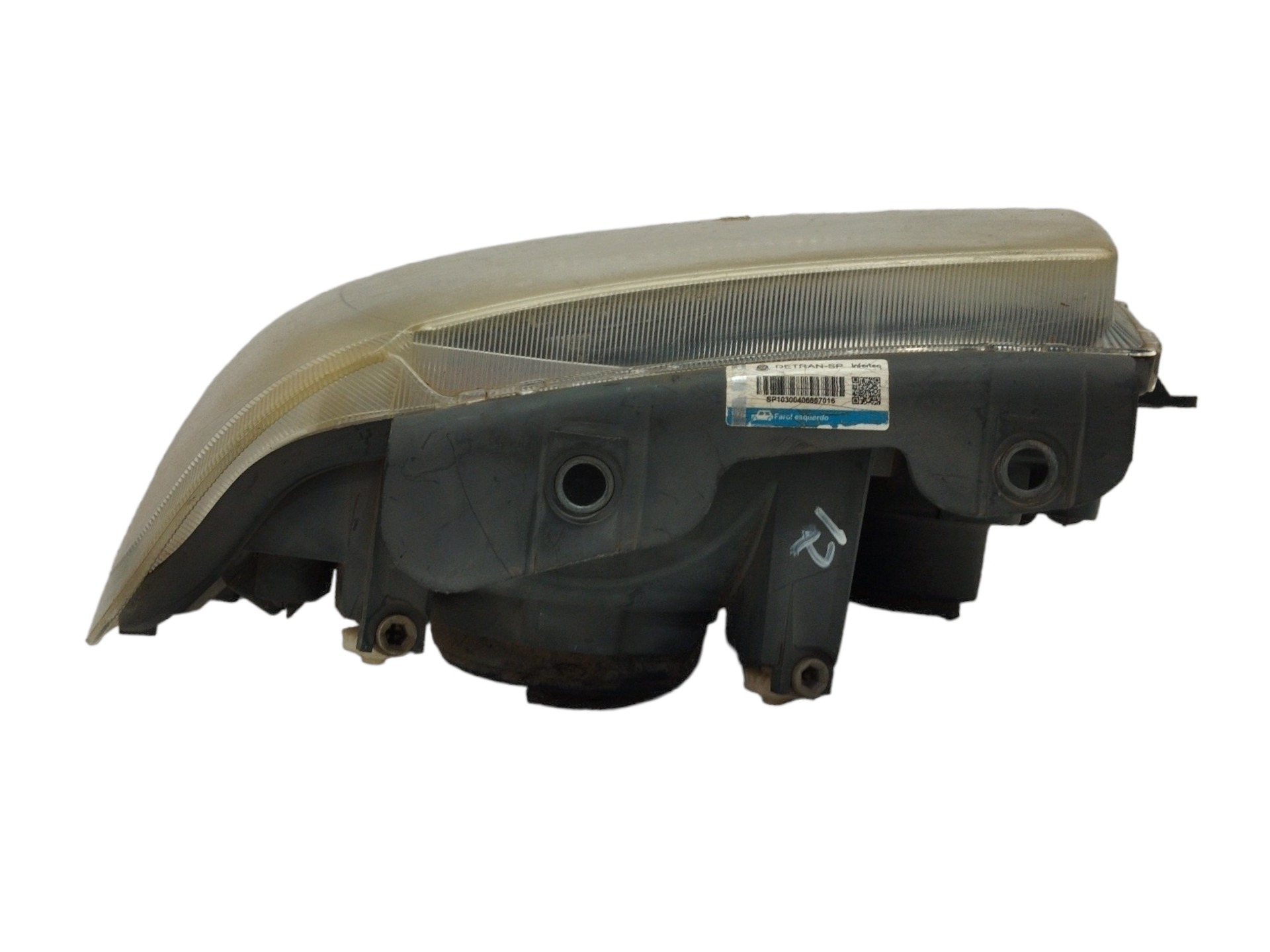 Farol L/e Ford Ranger 2005 A 2009 Original Máscara Negra Esquerdo 5