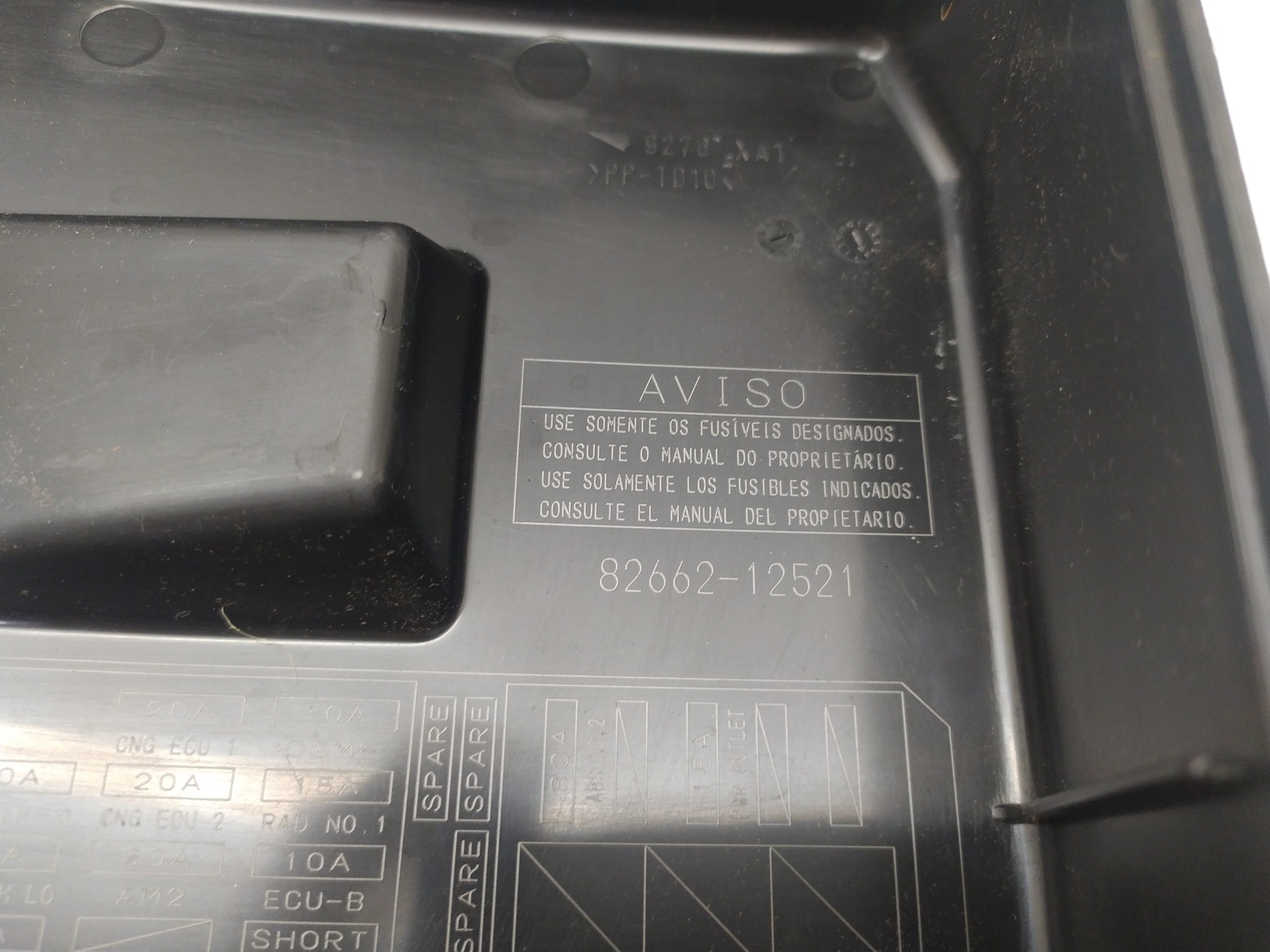 Tampa Caixa Fusível Toyota Corolla 2008 A 2013 Original 4
