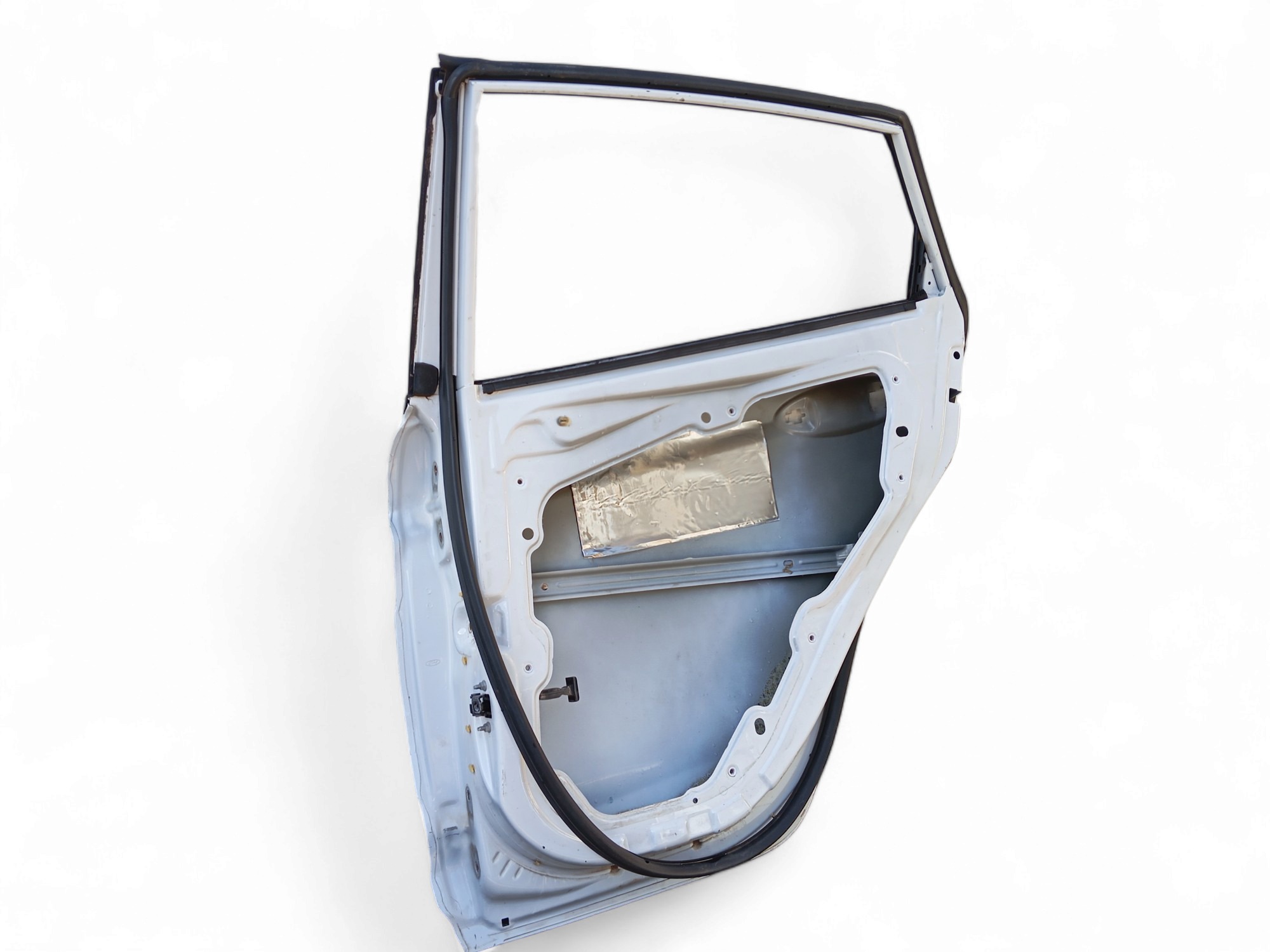 Porta Tras L/d Ford New Fiesta 2013 A 2017 Original  Traseira Direito Branco 6