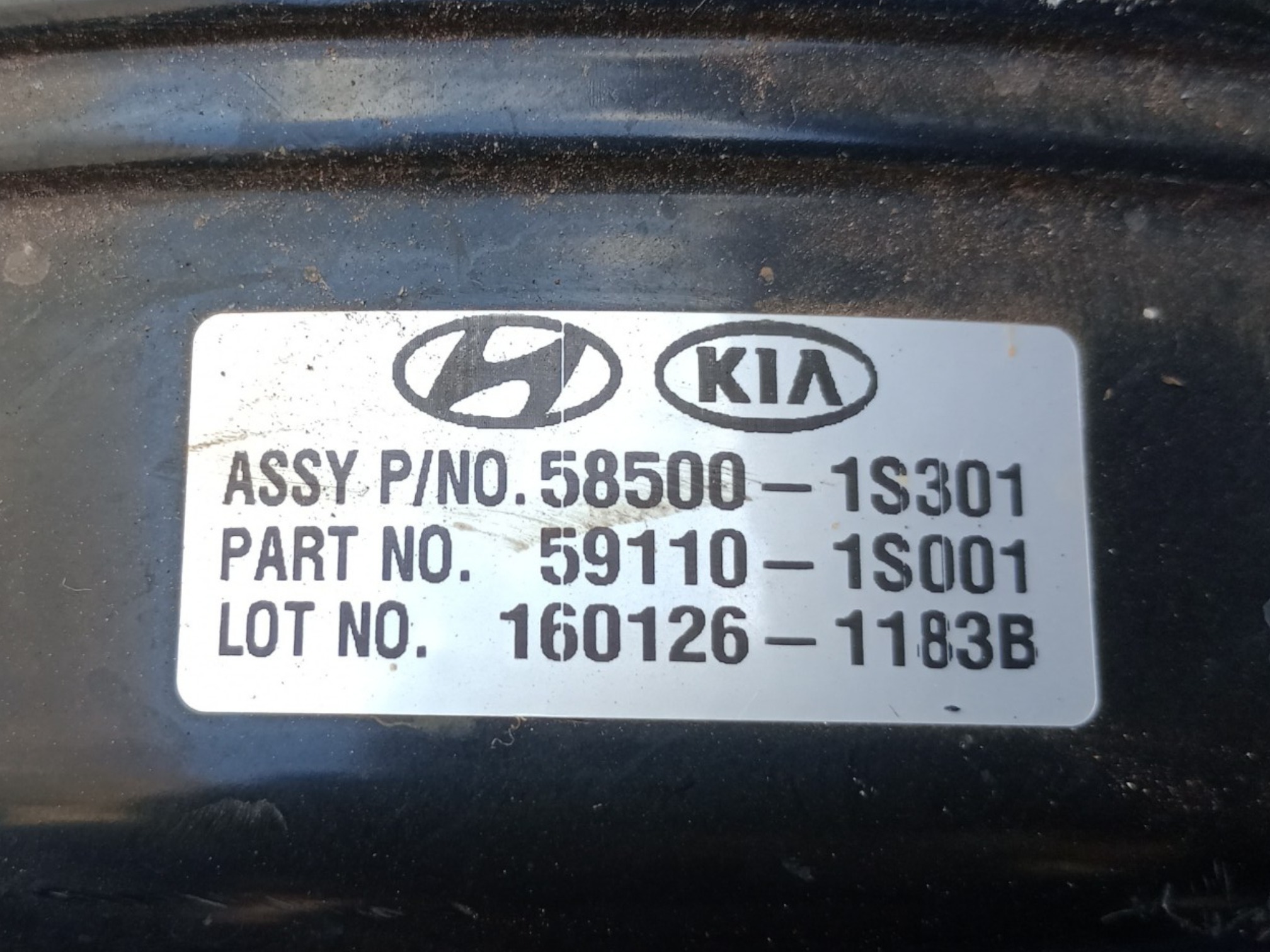 HIDROVACUO HYUNDAI HB20 1.6 2013 A 2019 ORIGINAL 4