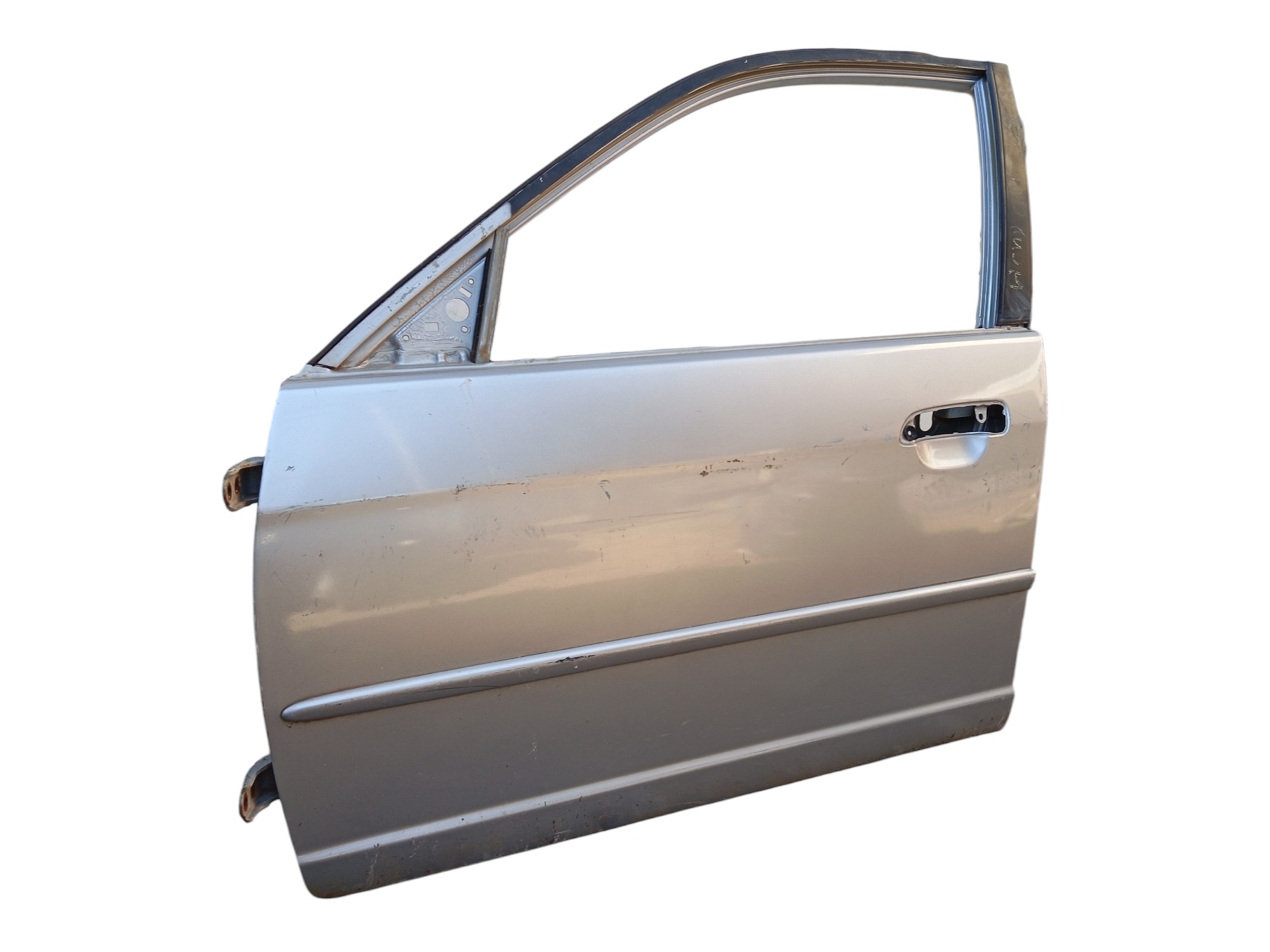 Porta Dianteira L/e Honda Civic 2001 A 2006 Original  Dianteira Esquerdo Prata 2