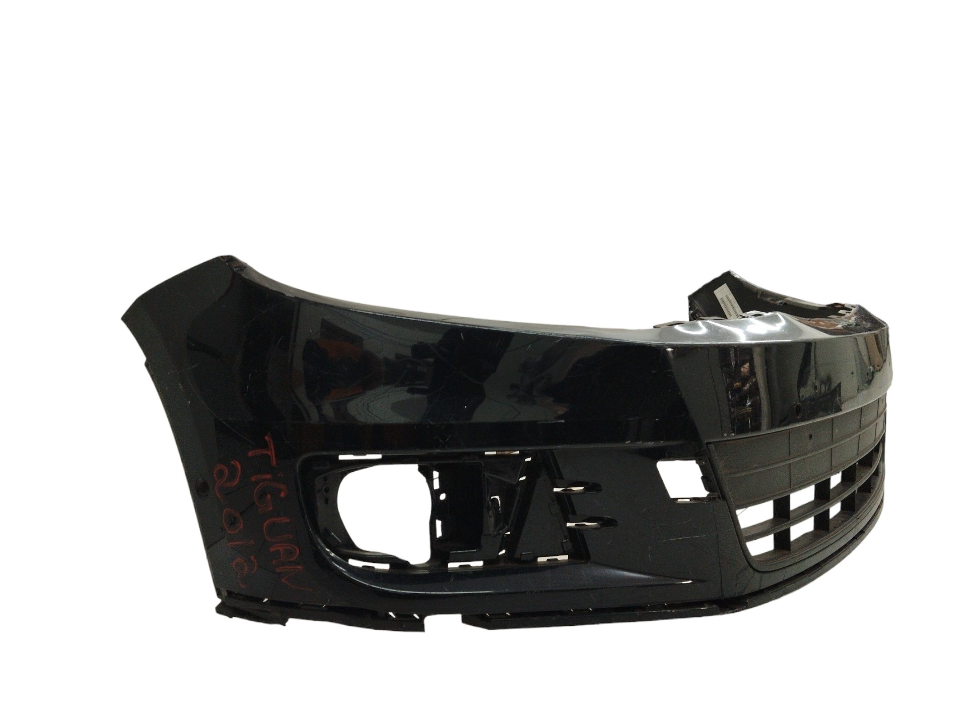 Parachoque Dianteiro Vw Tiguan 2012 A 16 Para Recuperar  Preta 4