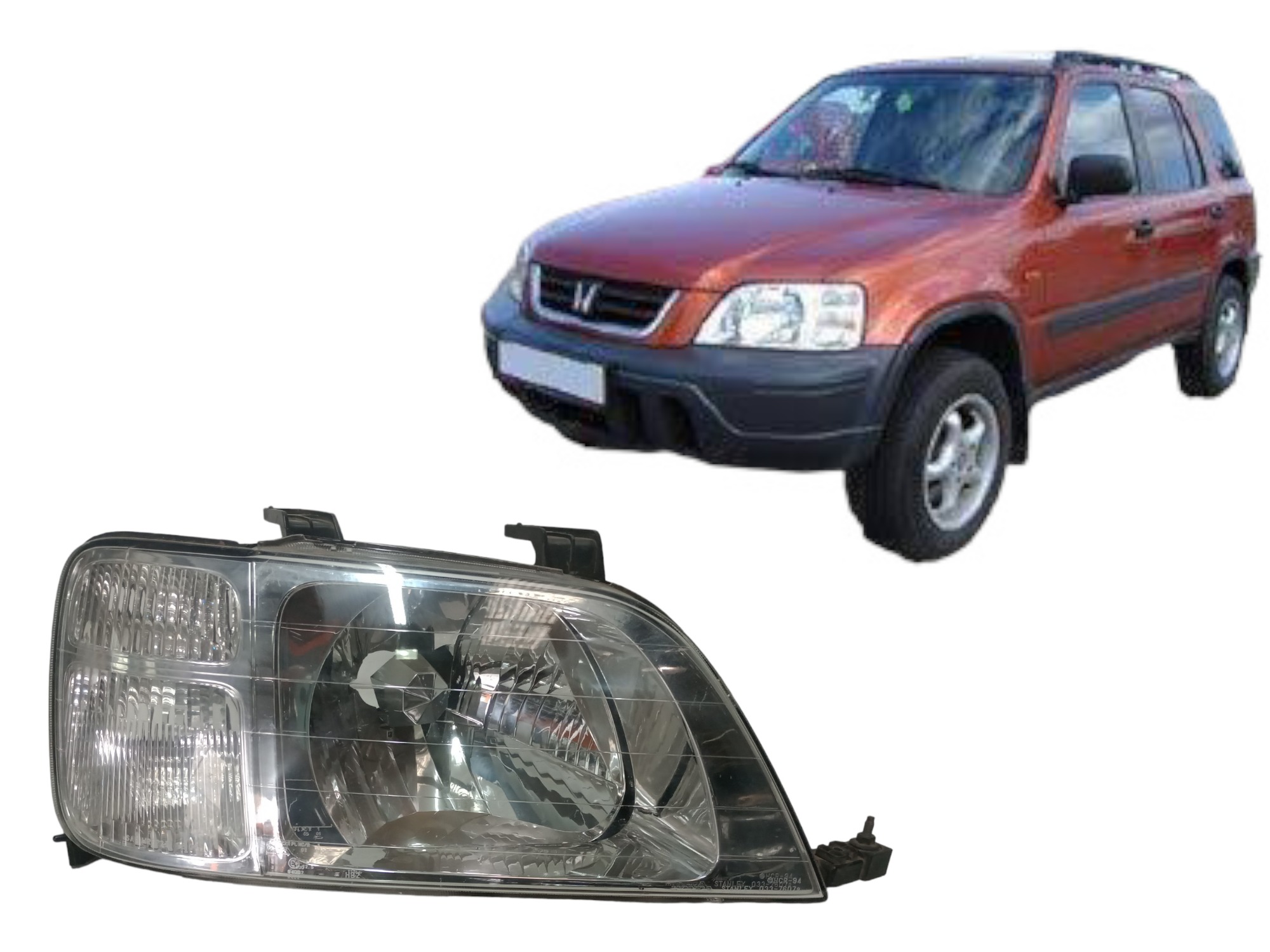 Farol L.d Honda Crv 1997 / 2001 Original  Direito 2