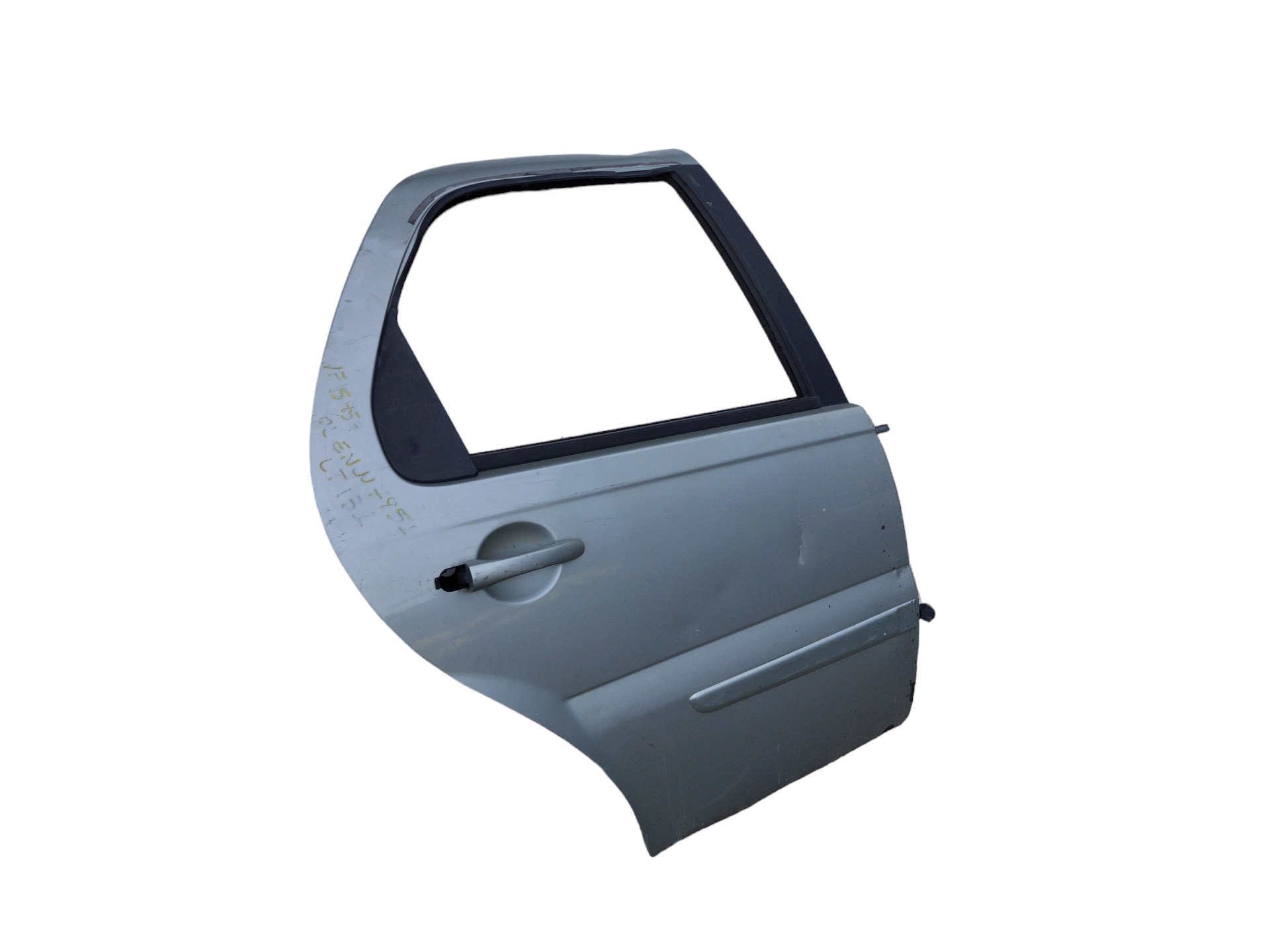 Porta Traseira L/d Fiat Palio 2006/14 C/detalhes – Traseira – Direito – Verde 2